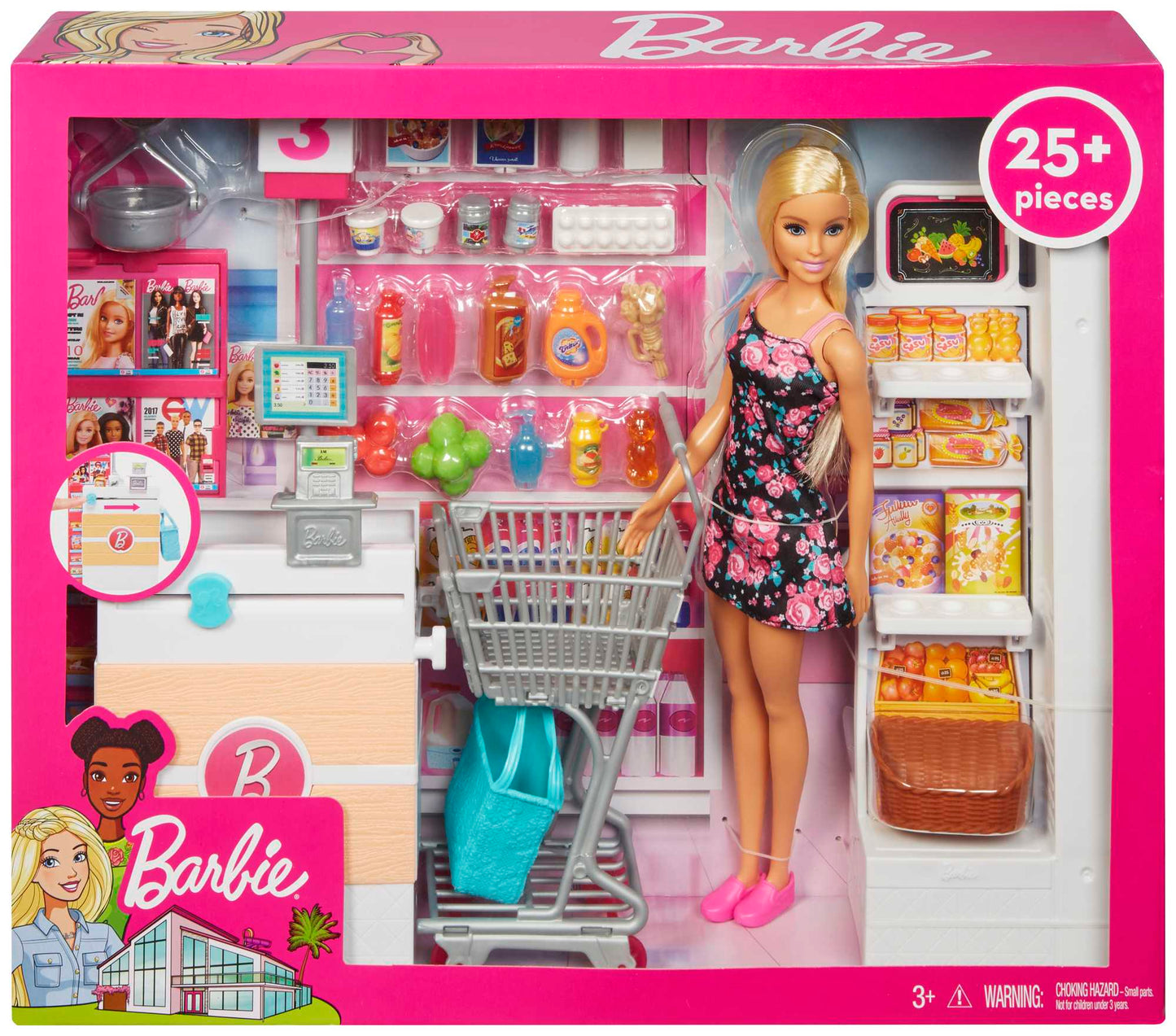 Barbie Set de Juego Supermercado con Muñeca