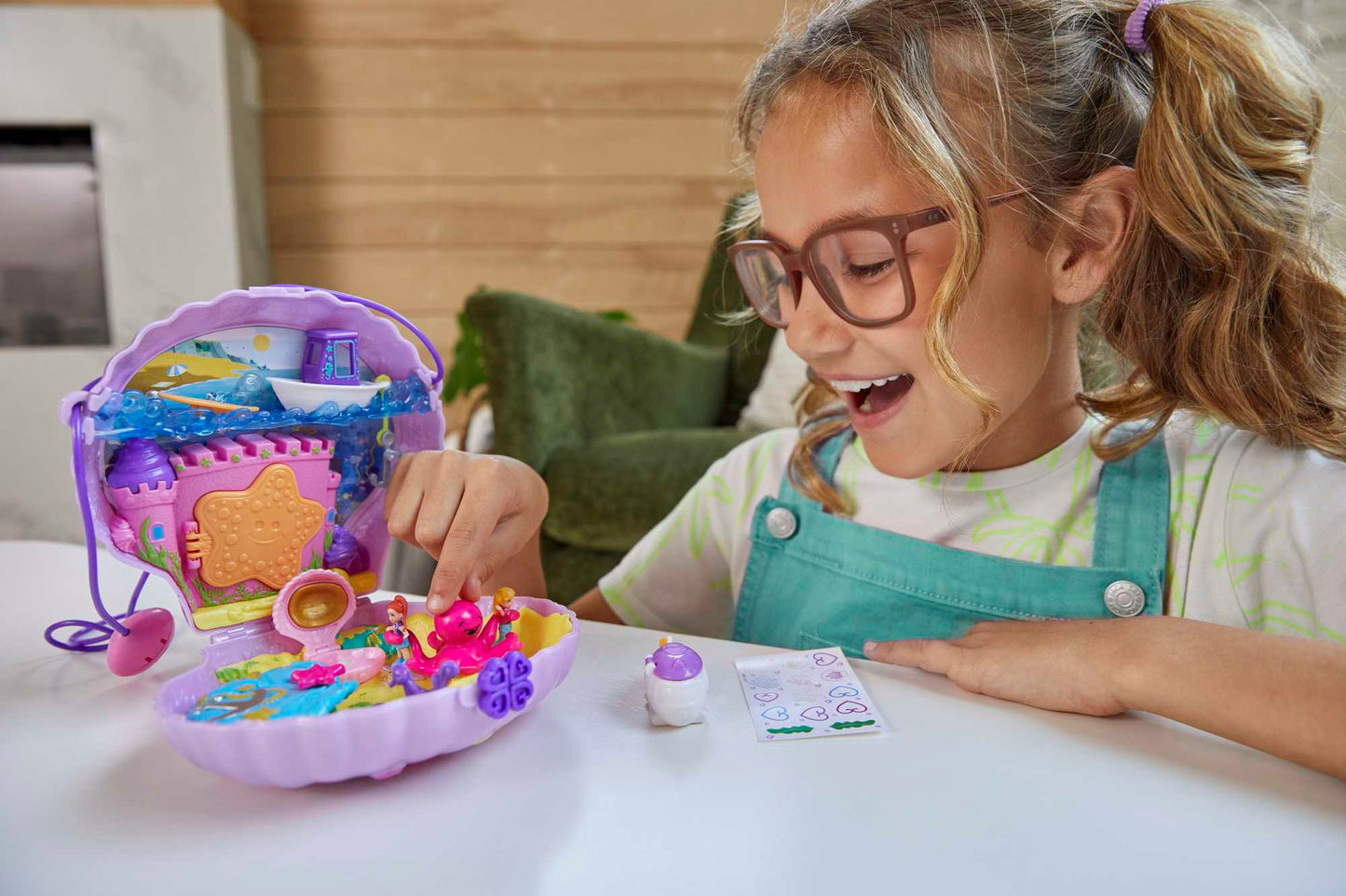 Coffret de Jeu Compact La Sacoche Coquillage Magique Polly Pocket™