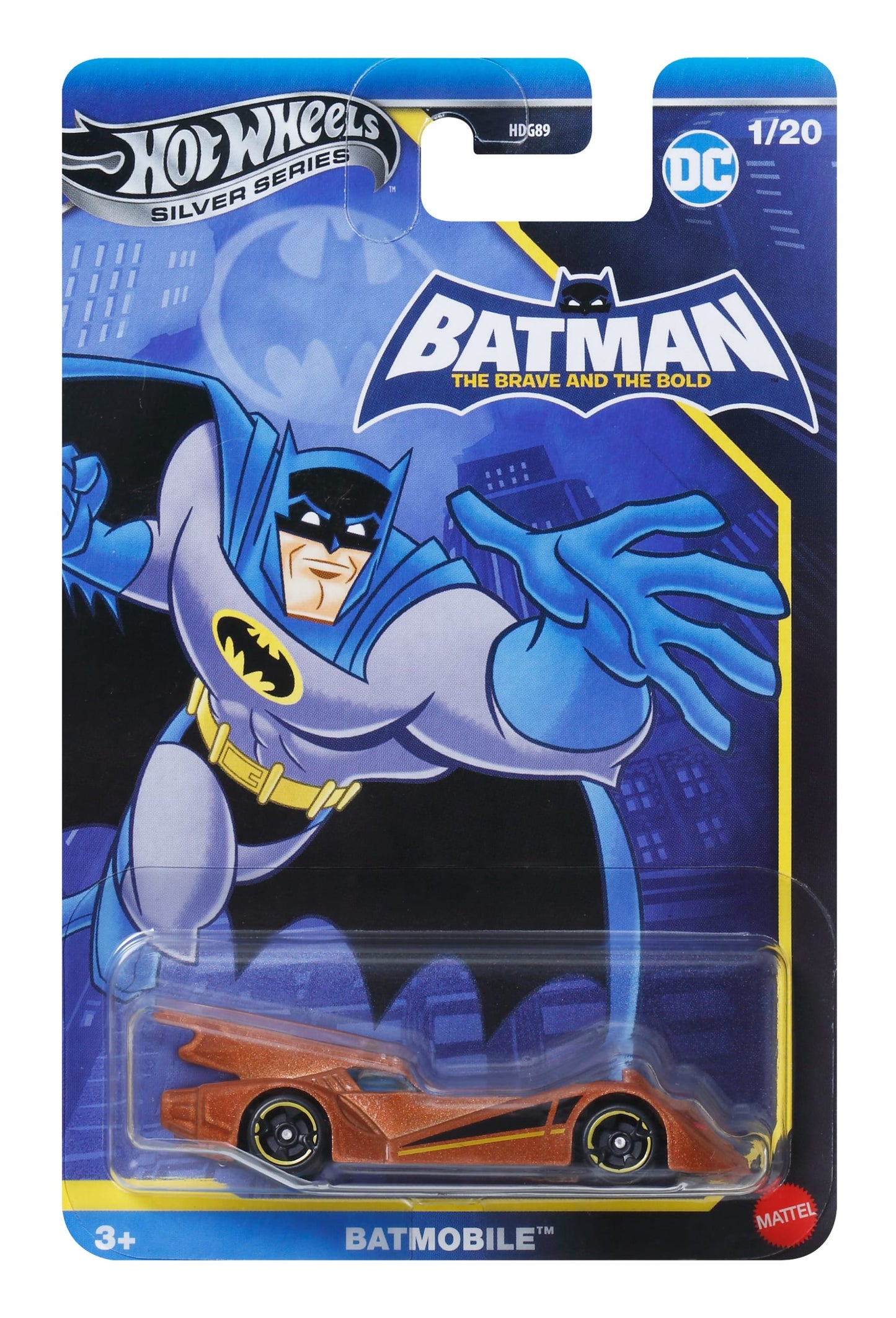 Hot Wheels Collector Vehículo de Colección Auto de Batman Batimóvil 3