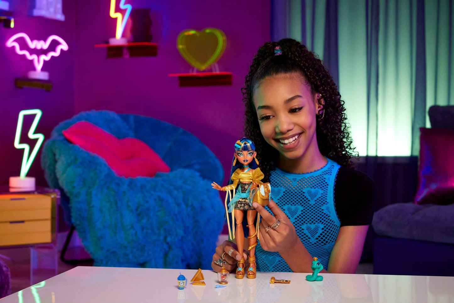 Monster High Boneca Cleo Novo Visual