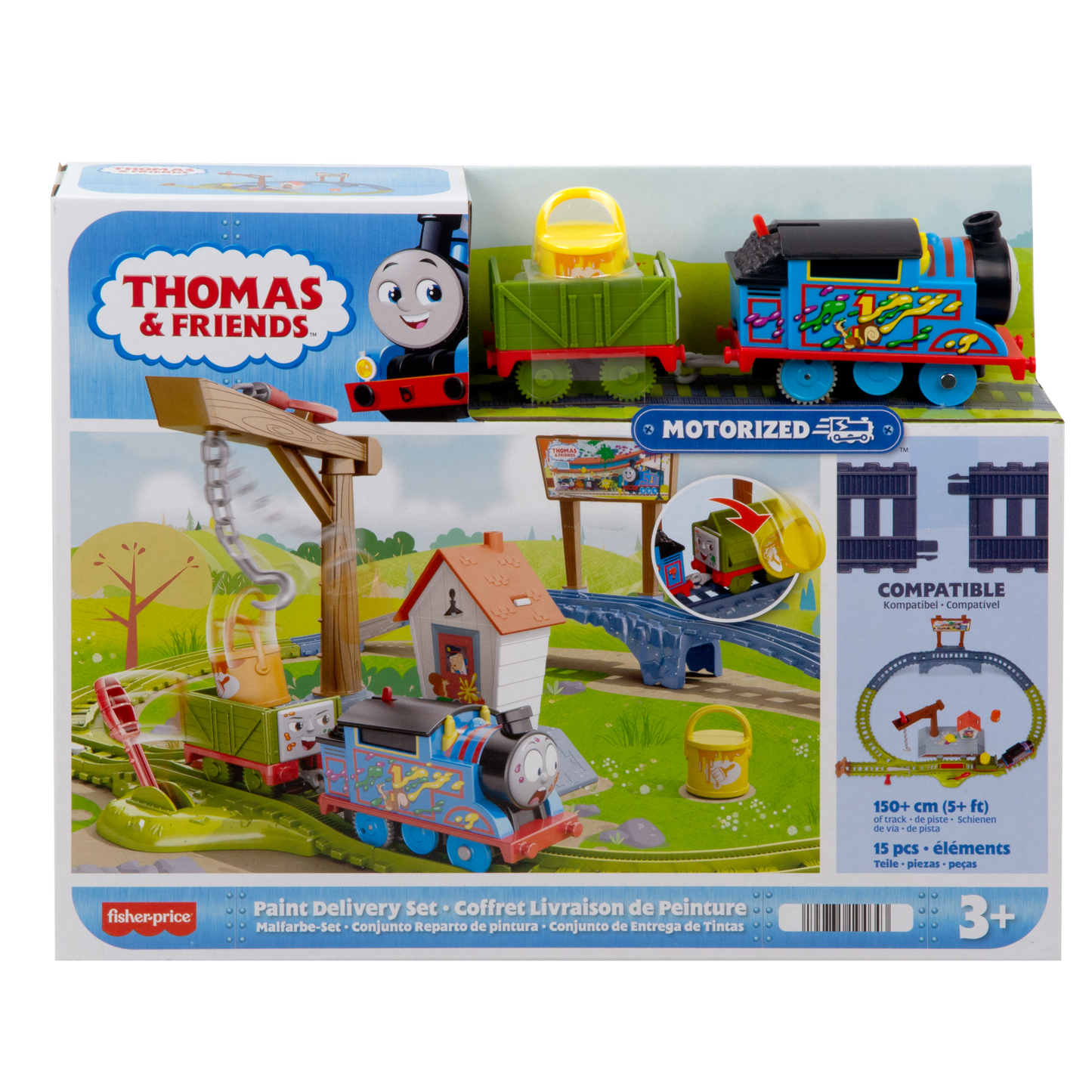 Thomas e Seus Amigos Pista de Brinquedo Entrega de Pintura