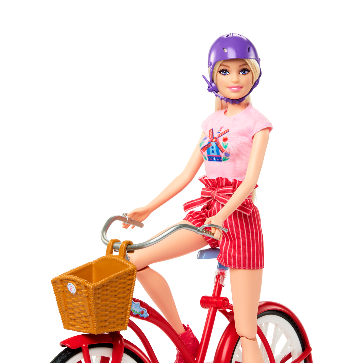 Barbie Passeport Rose Poupée et Coffret de Jeu Aventures en Hollande