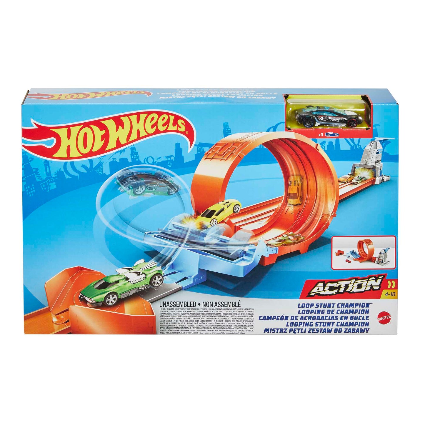 Hot Wheels Action Pista de Brinquedo Campeonato de Loop