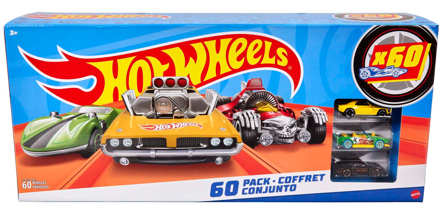 Hot Wheels®  Échelle1:64  Coffret de 60Véhicules de Collection