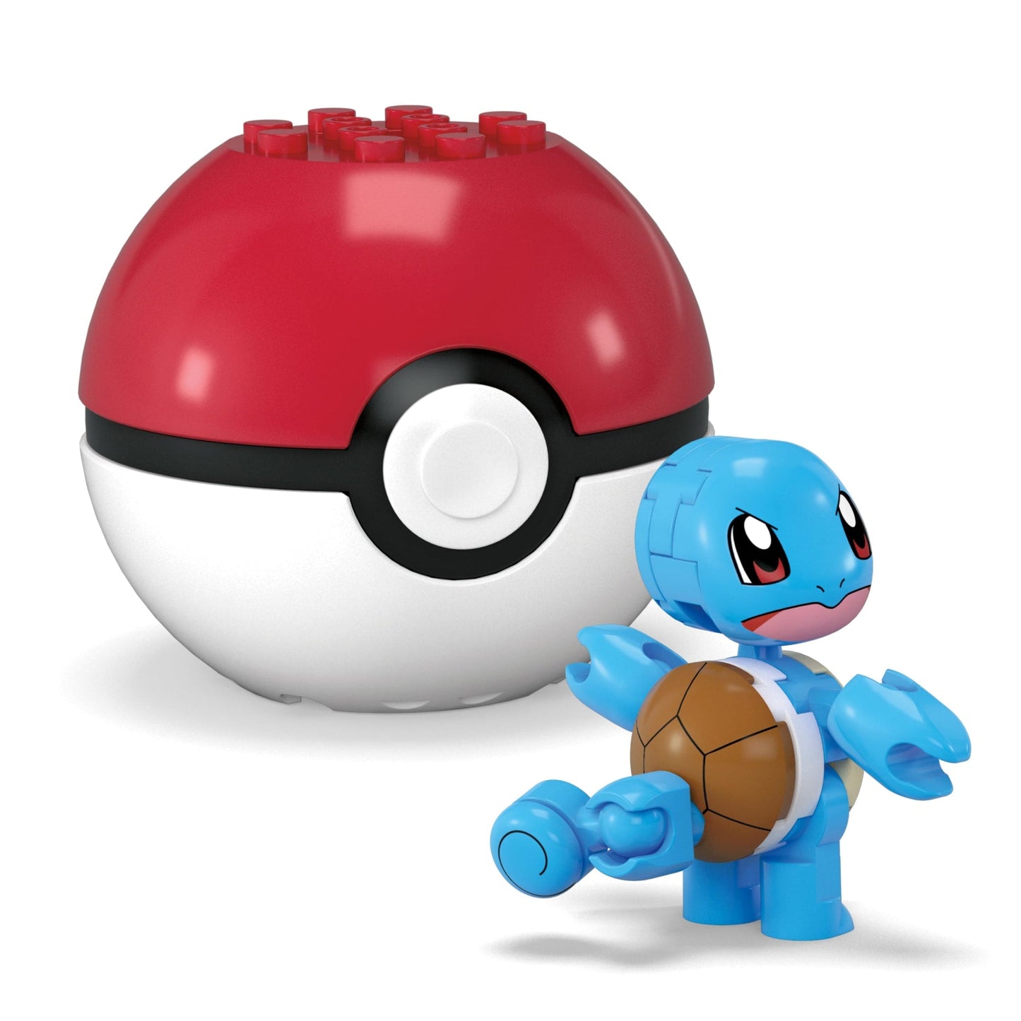 MEGA Pokémon Jogo de Construção Pokébola Colecionável Squirtle