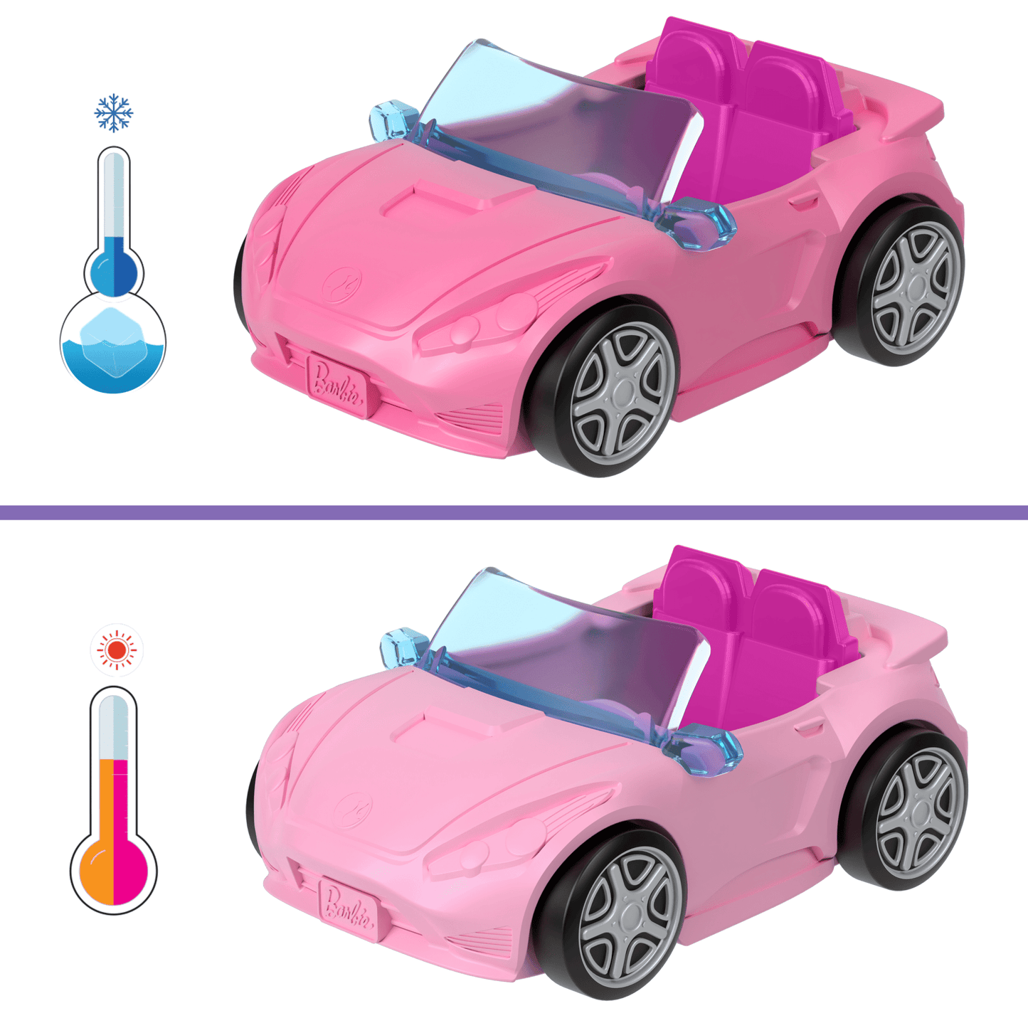 Barbie-Décapotable Mini-Barbieland-Coffret Véhicule et Poupée