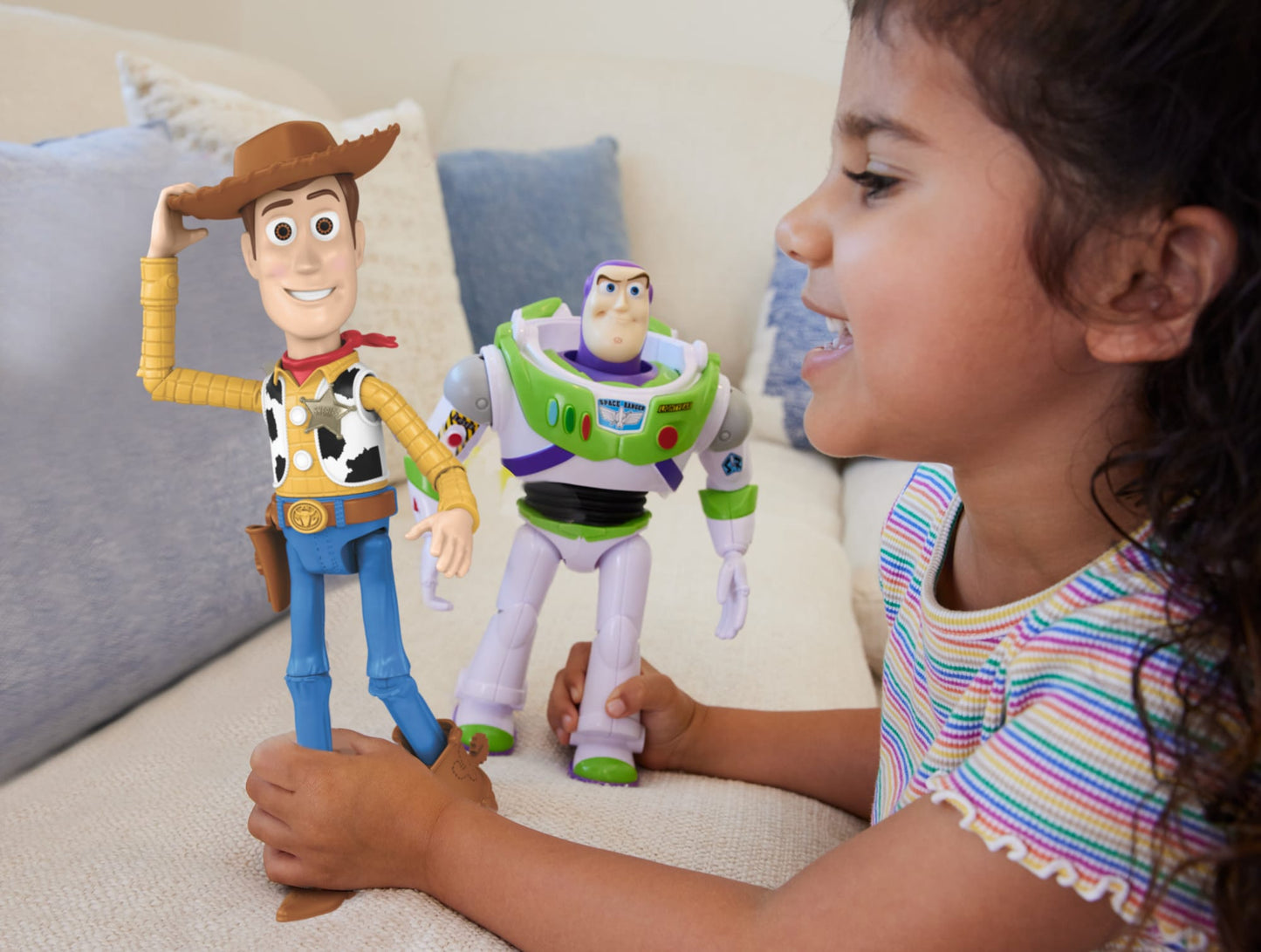 Disney Pixar Toy Story Large Woody Action Figure, Collectible Toy in 12-inch Scale