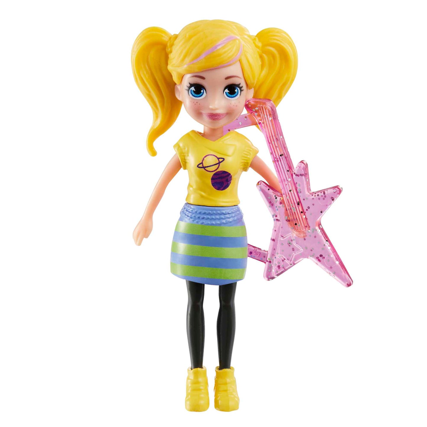Polly Pocket 2 Dolls And 25 Accessories, Color-Change Seashine Mermaid Fashion Pack