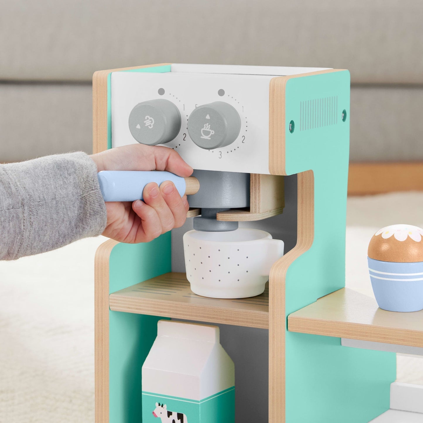 Fisher-Price®  Coffret Café en Bois, 20Éléments en Bois