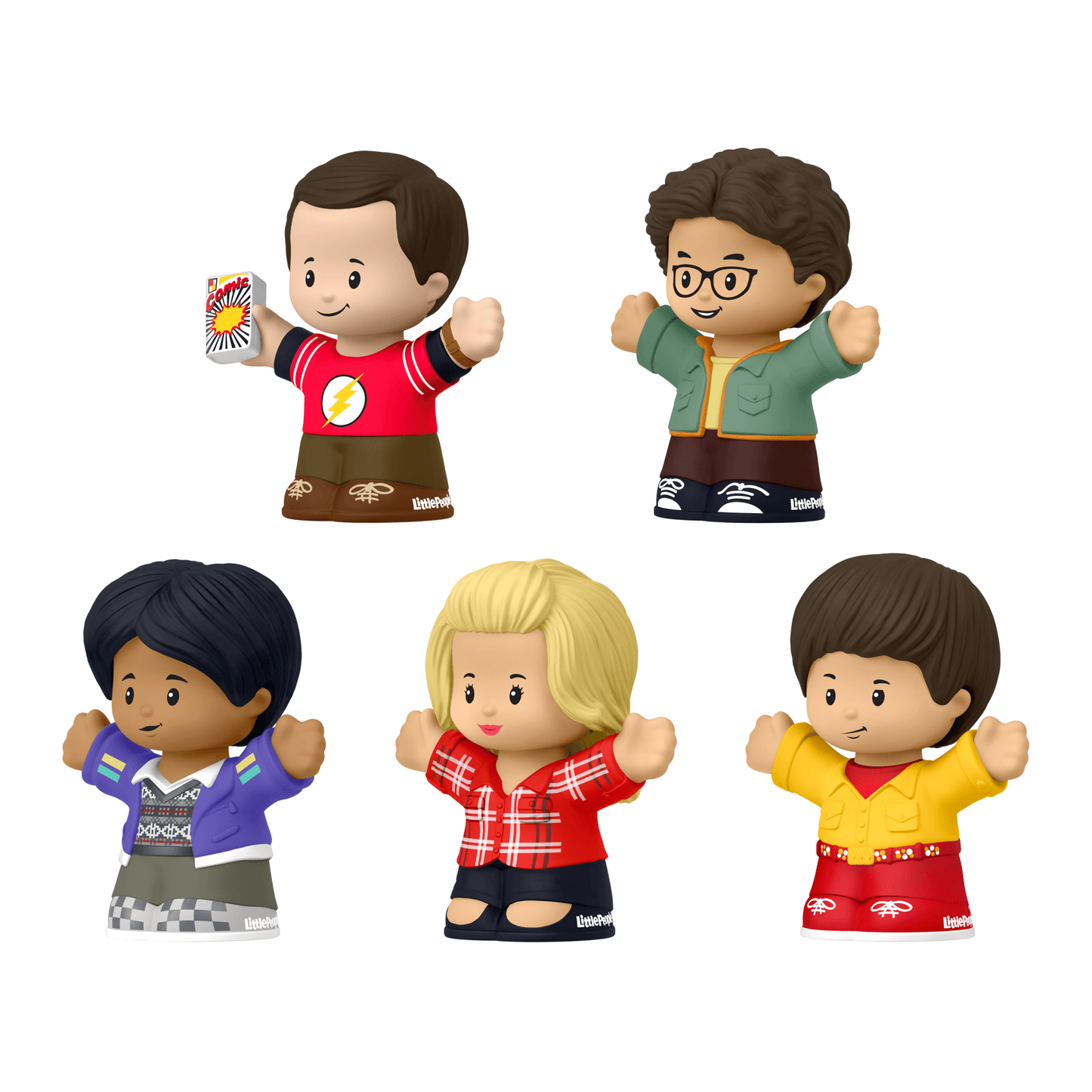 Little People Collector The Big Bang Theory Tv Show Special Edition Set, 5 Figures