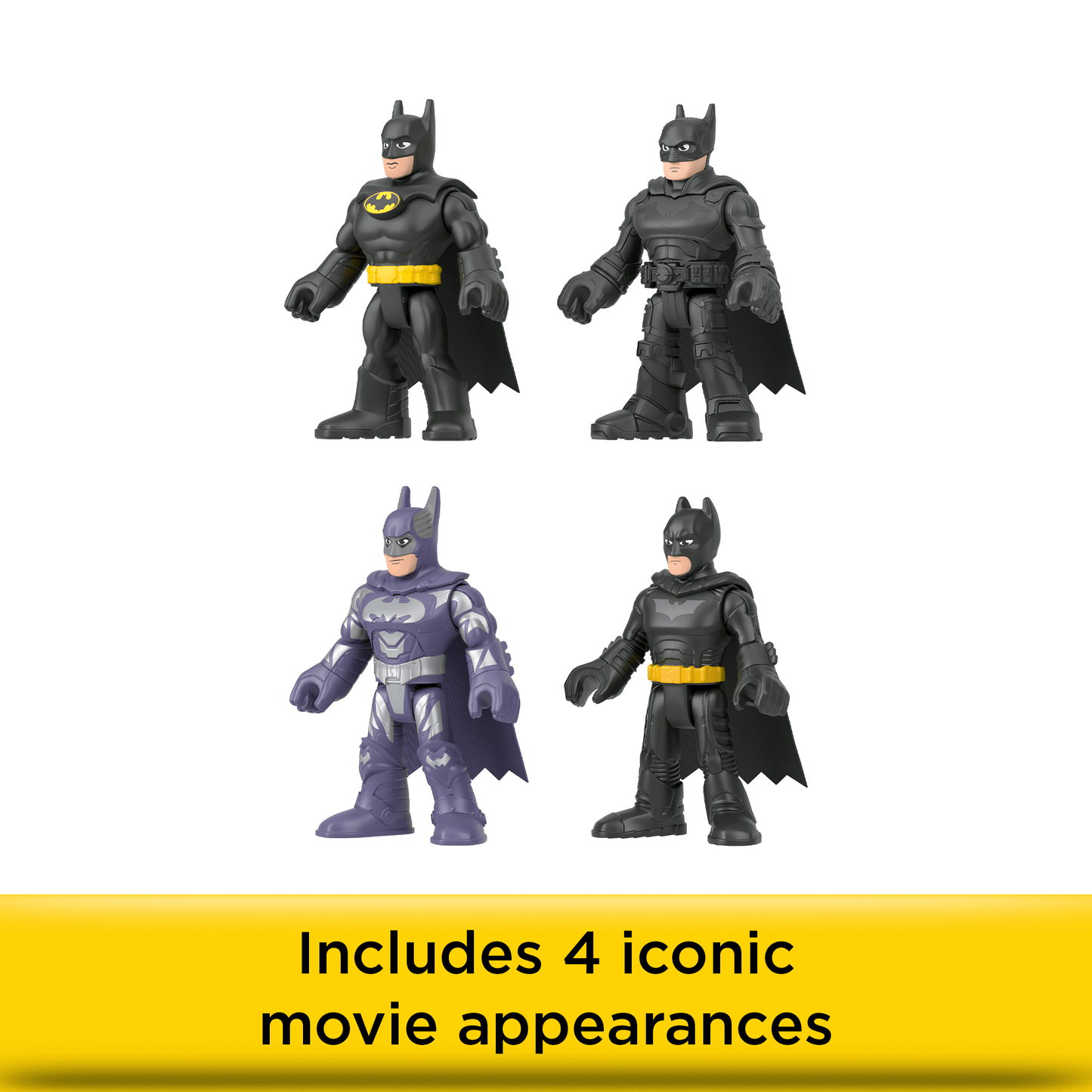 Imaginext DC Super Friends Batman 85th Anniversary Set With 4 Movie Figures