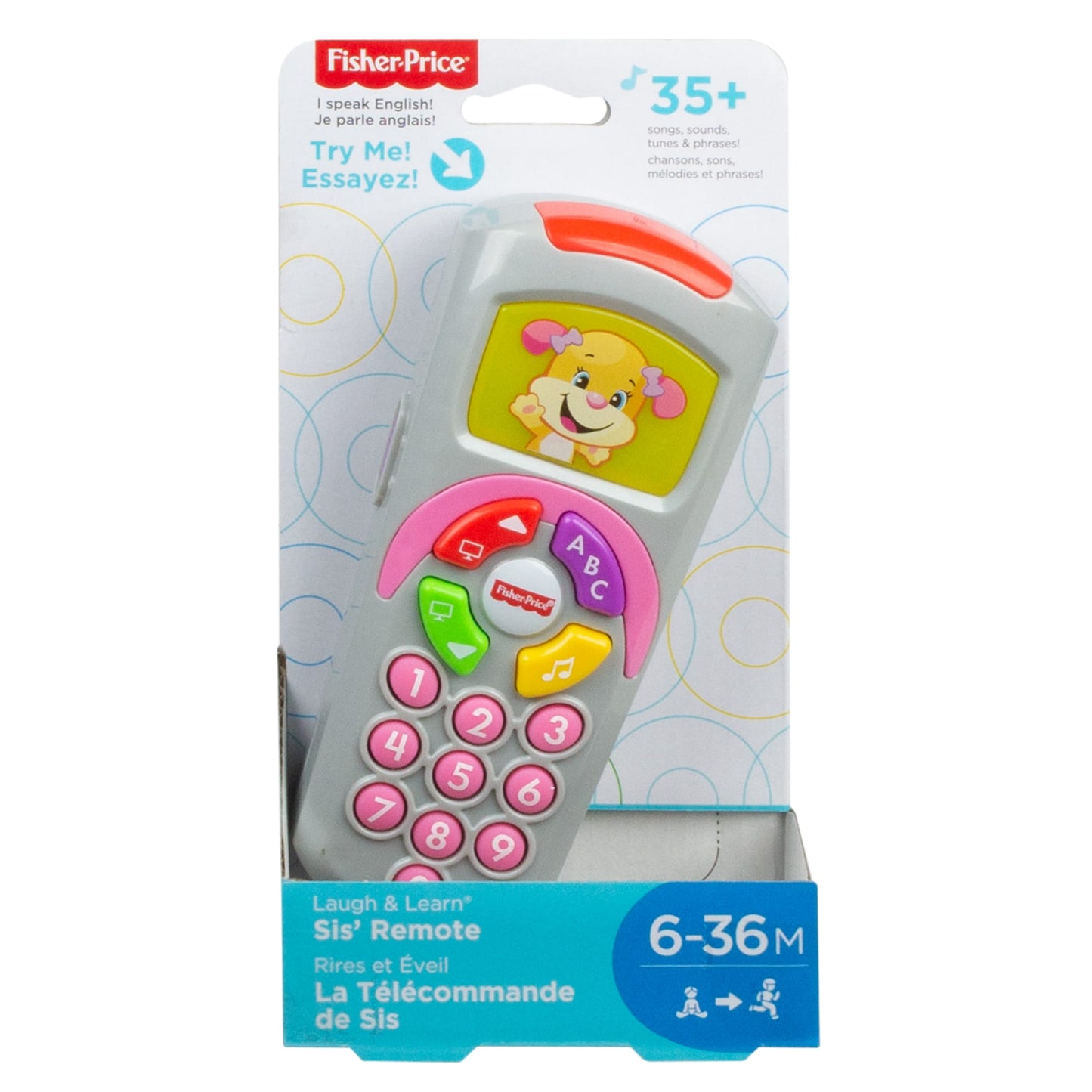 Fisher-Price Rires et Éveil La Télécommande de Sis Édition Anglaise