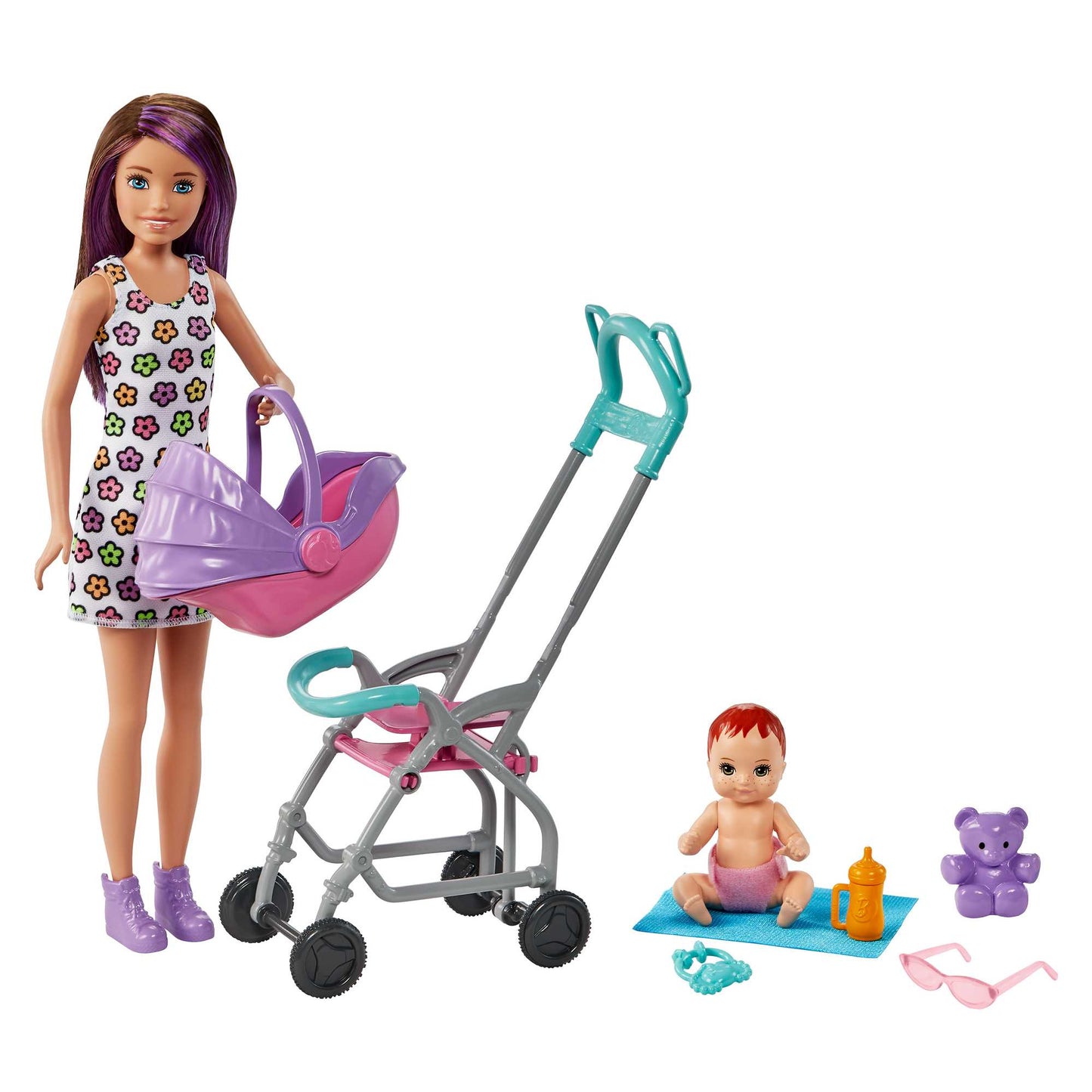 Barbie Skipper Babysitters Inc. Doll & Stroller Playset, For 3 Years & Up