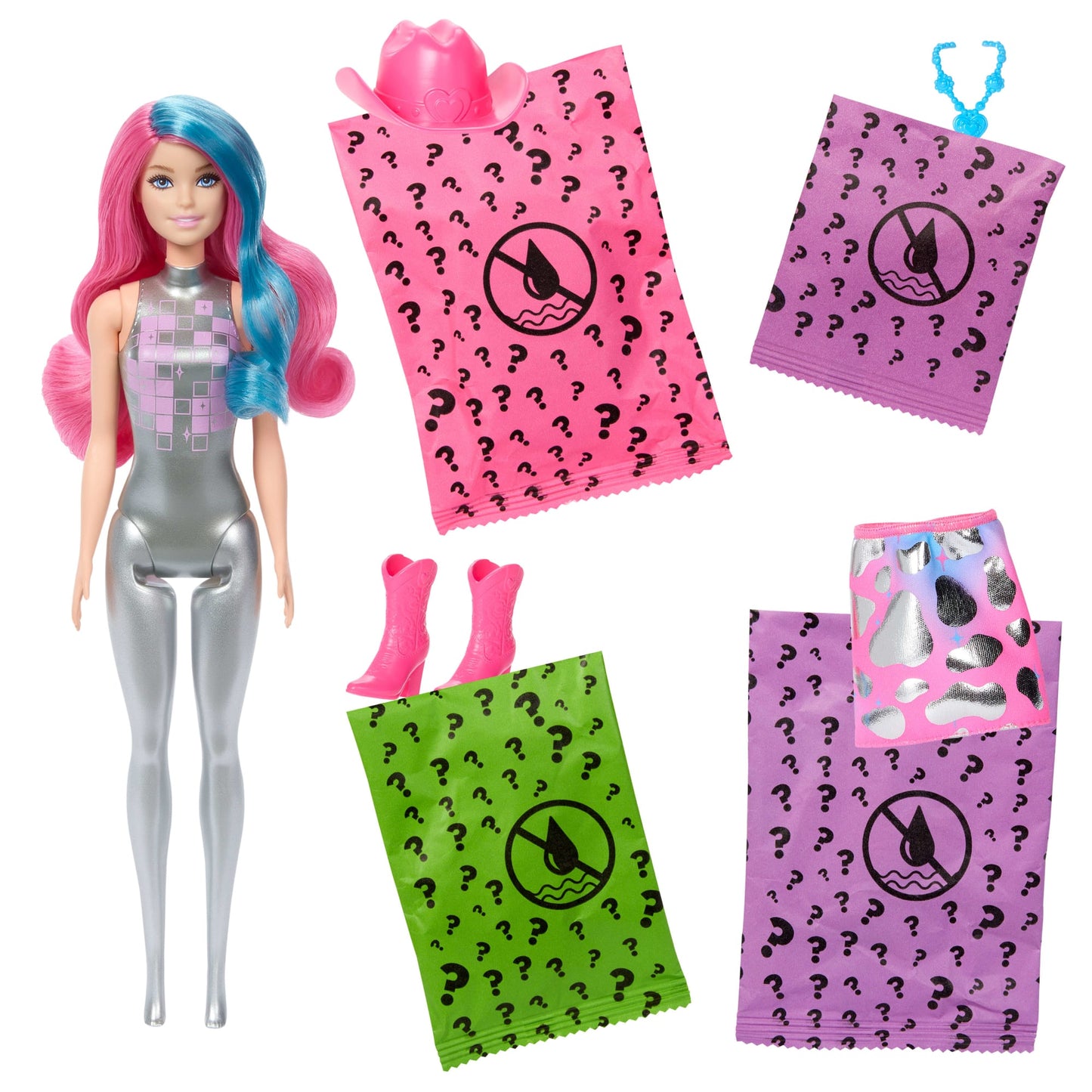 Barbie Color Reveal Boneca Moda Disco