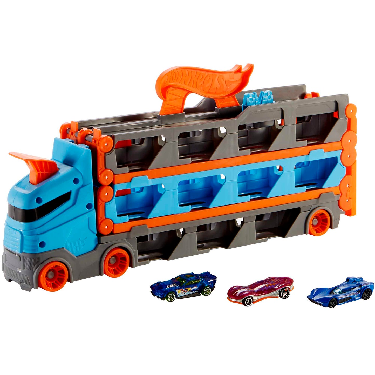 Hot Wheels City Pista de Brinquedo Reboque de Pista de Corridas