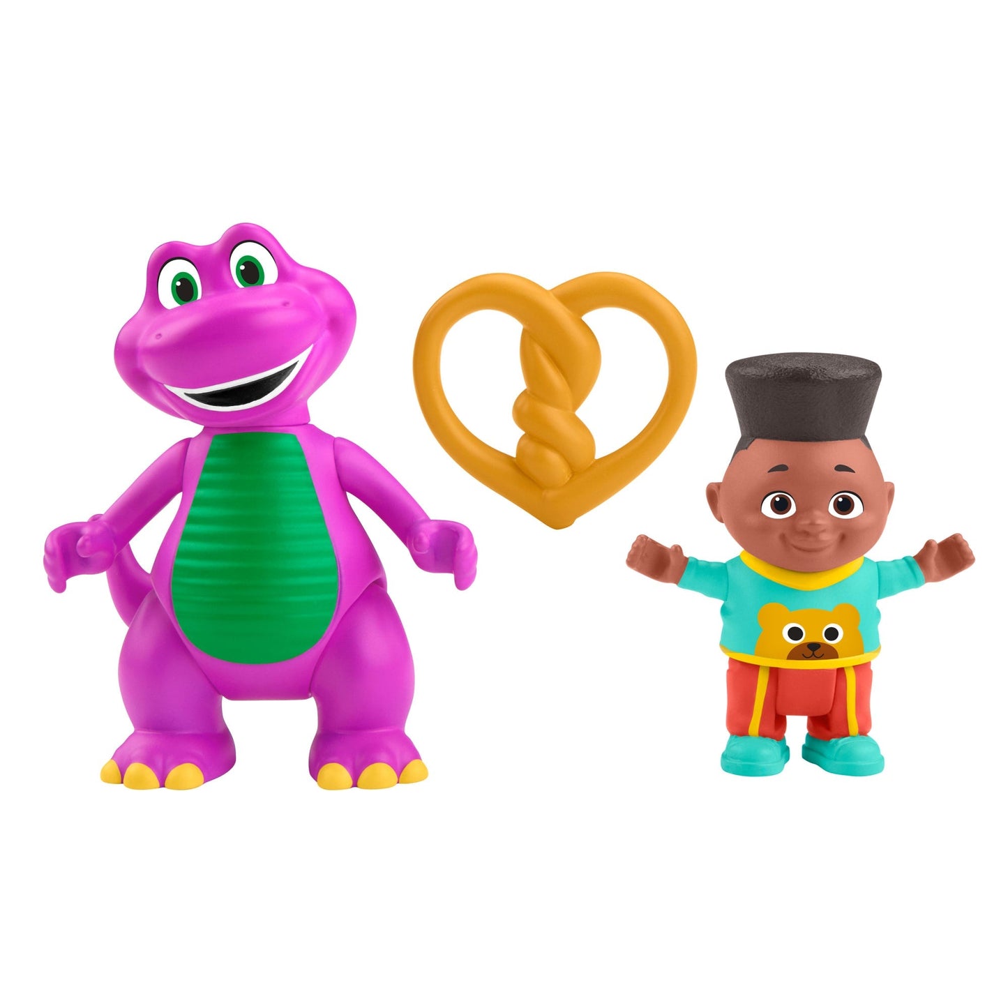 Barney Figura de Juguete Paquete de Barney y David