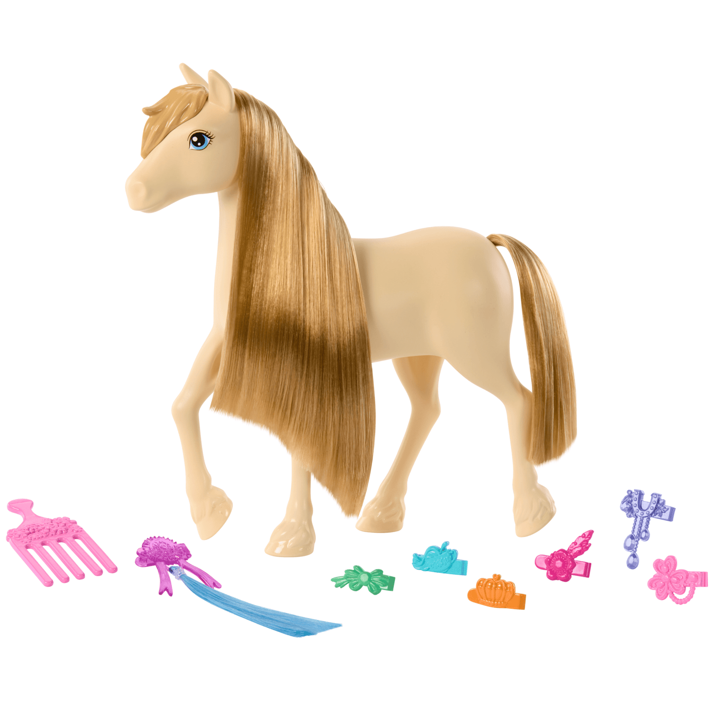 Barbie Detetive A Grande Corrida de Cavalos Conjunto de Brinquedo Pónei Penteados Divertidos Surpresa