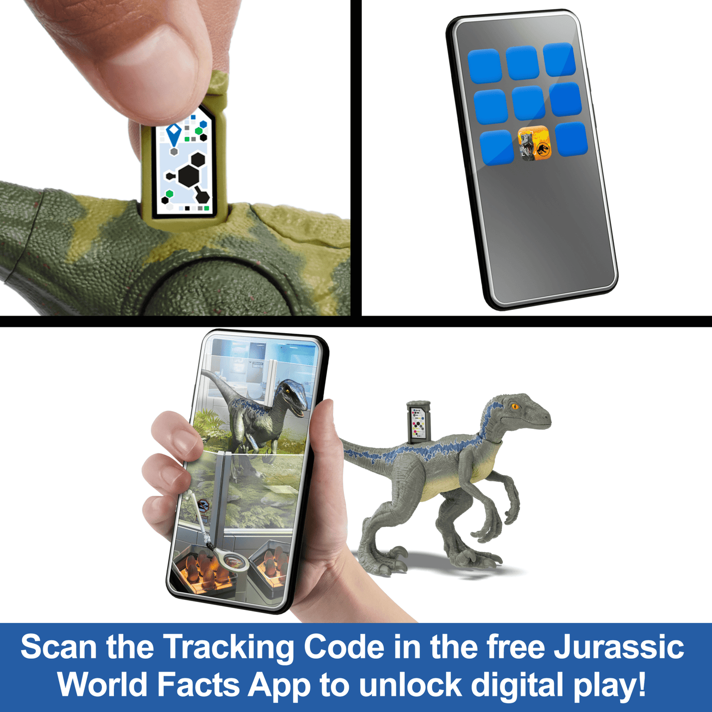 Jurassic World Chaos Theory Wild Roar Dinosaur Action Figure Toys, Strike Attack & Sound