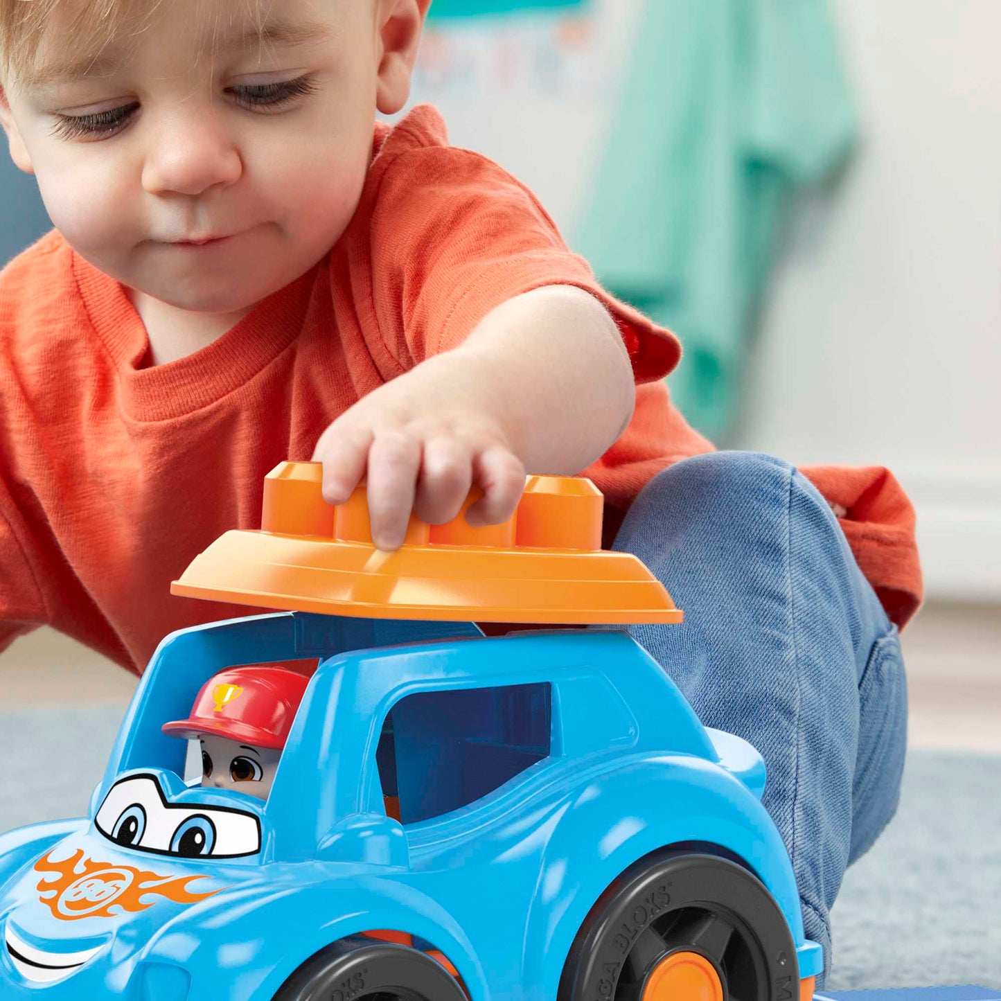 Mega Bloks Juguete de Construcción Coche de carreras Ricky