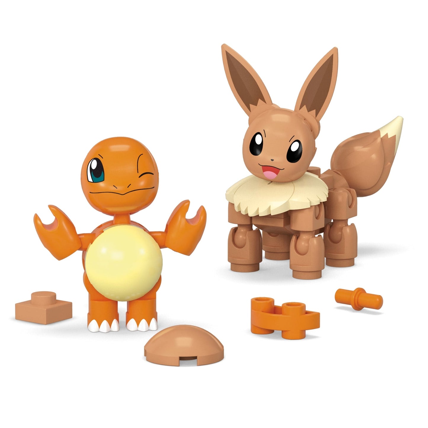 MEGA Pokémon Jogo de Construção Pokébola Eevee & Charmander