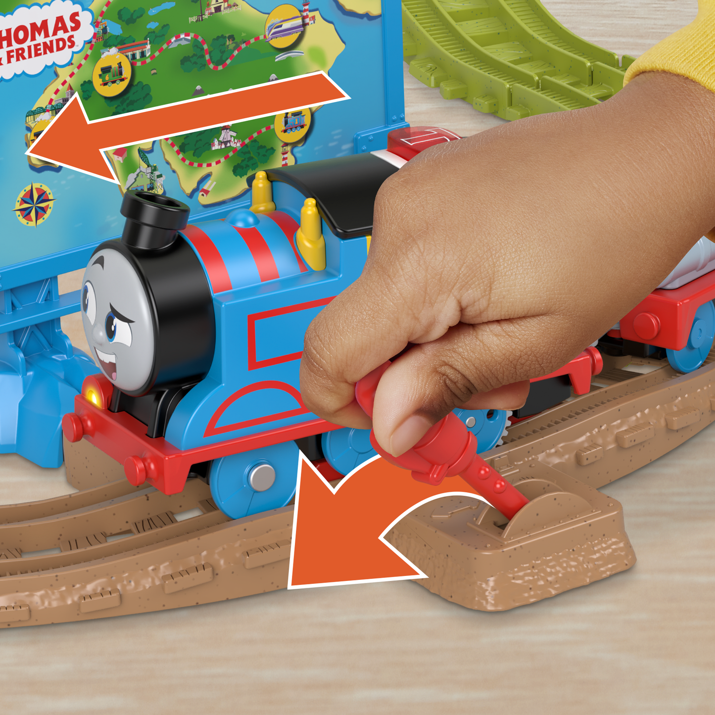 Thomas & Friends Pista de Juguete Interactiva de Thomas y Bruno