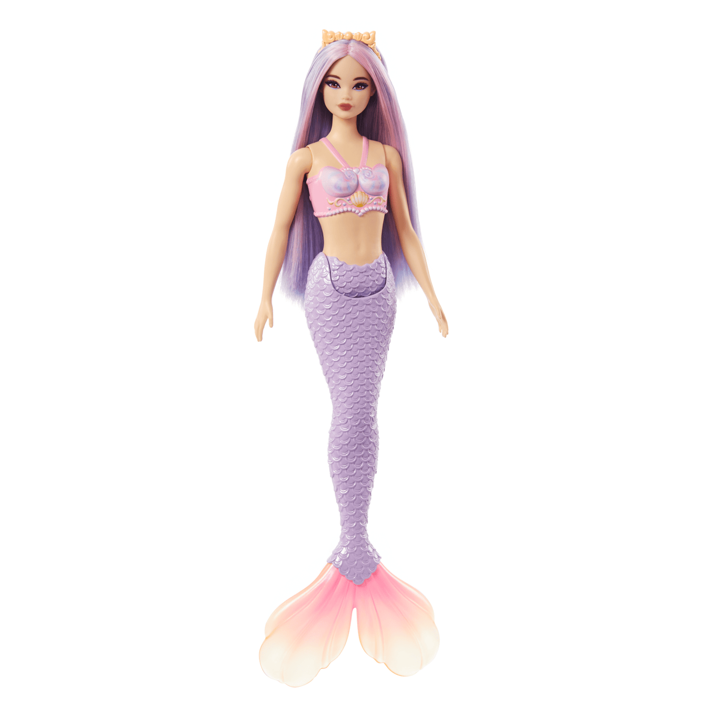 Barbie Mermaid Dolls With Colorful Hair, Tails And Headband Accessories