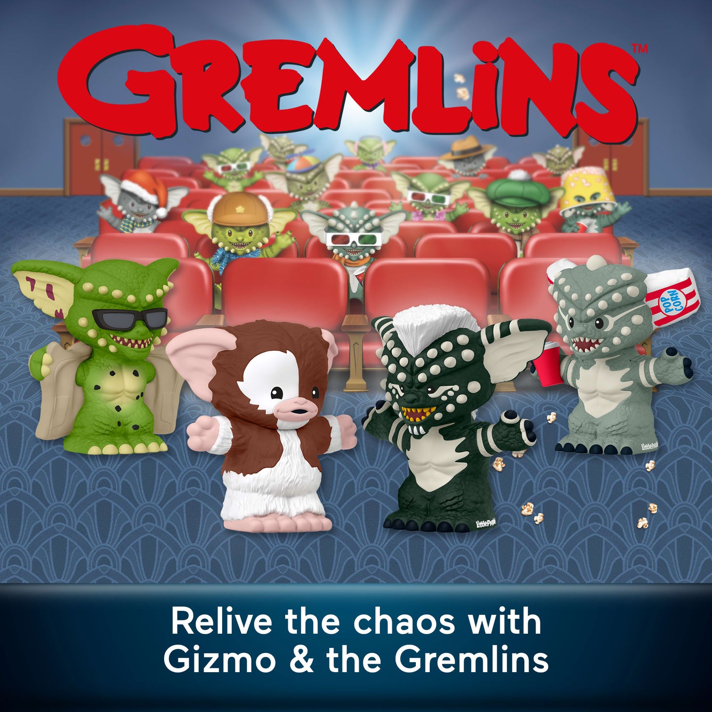 Little People Collector Gremlins Movie Special Edition Set For Adults & Fans, 4 Figures