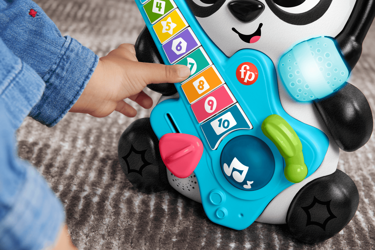 Fisher-Price Brinquedo para Bebês Esquadrão Musical Panda Vamos Contar Juntos