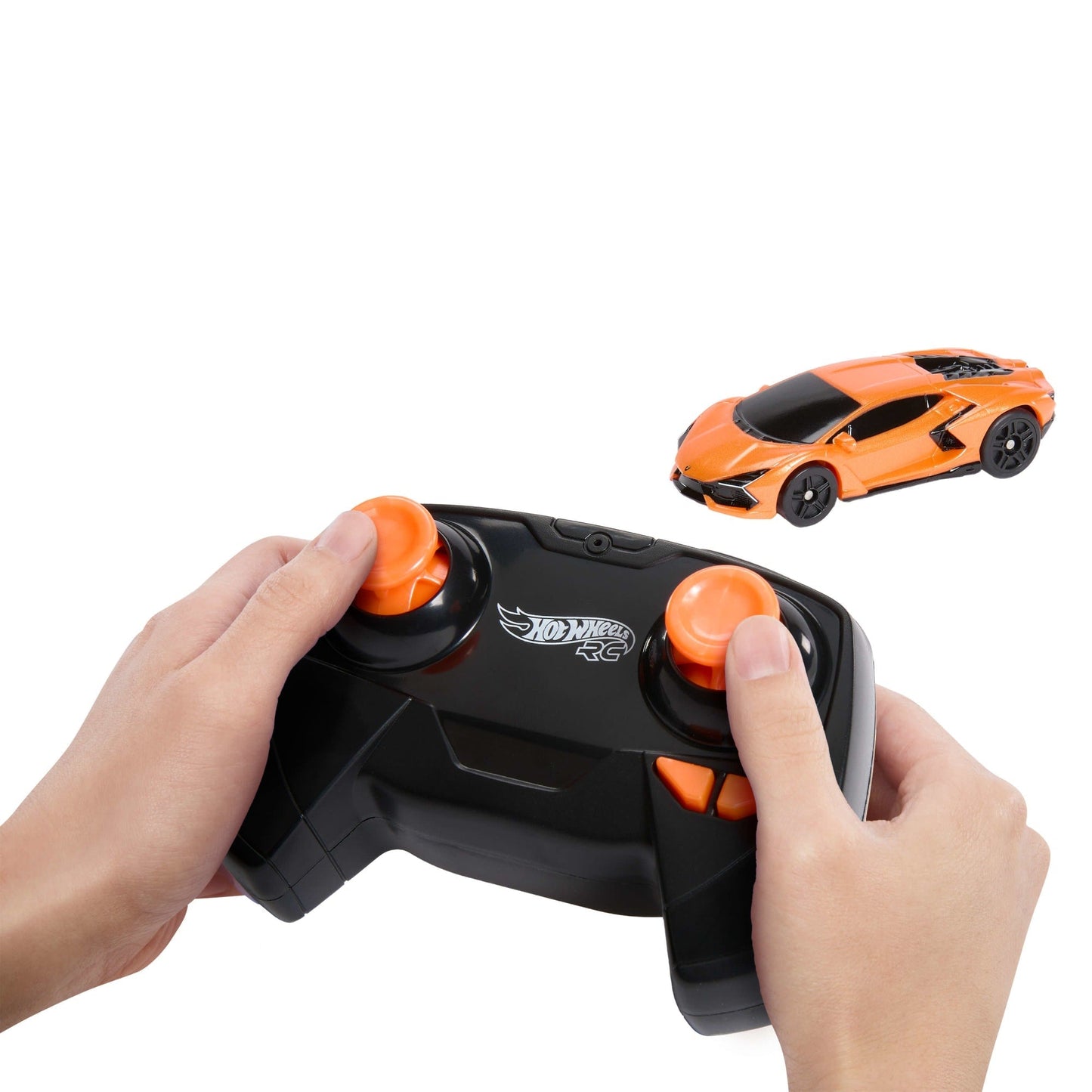 Hot Wheels RC 1:64 Scale Lamborghini Revuelto, Battery-Powered Remote Control & Rechargeable Car