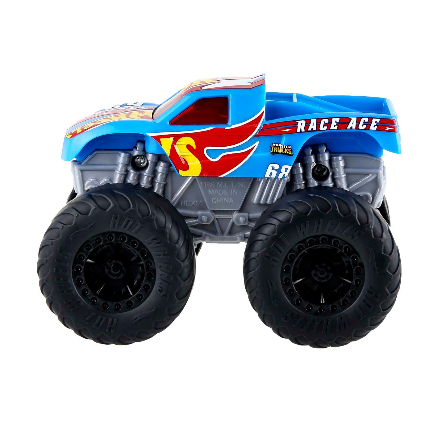 Hotwheels®-Monster Trucks-Véhicule Race Ace Sons et Lumières