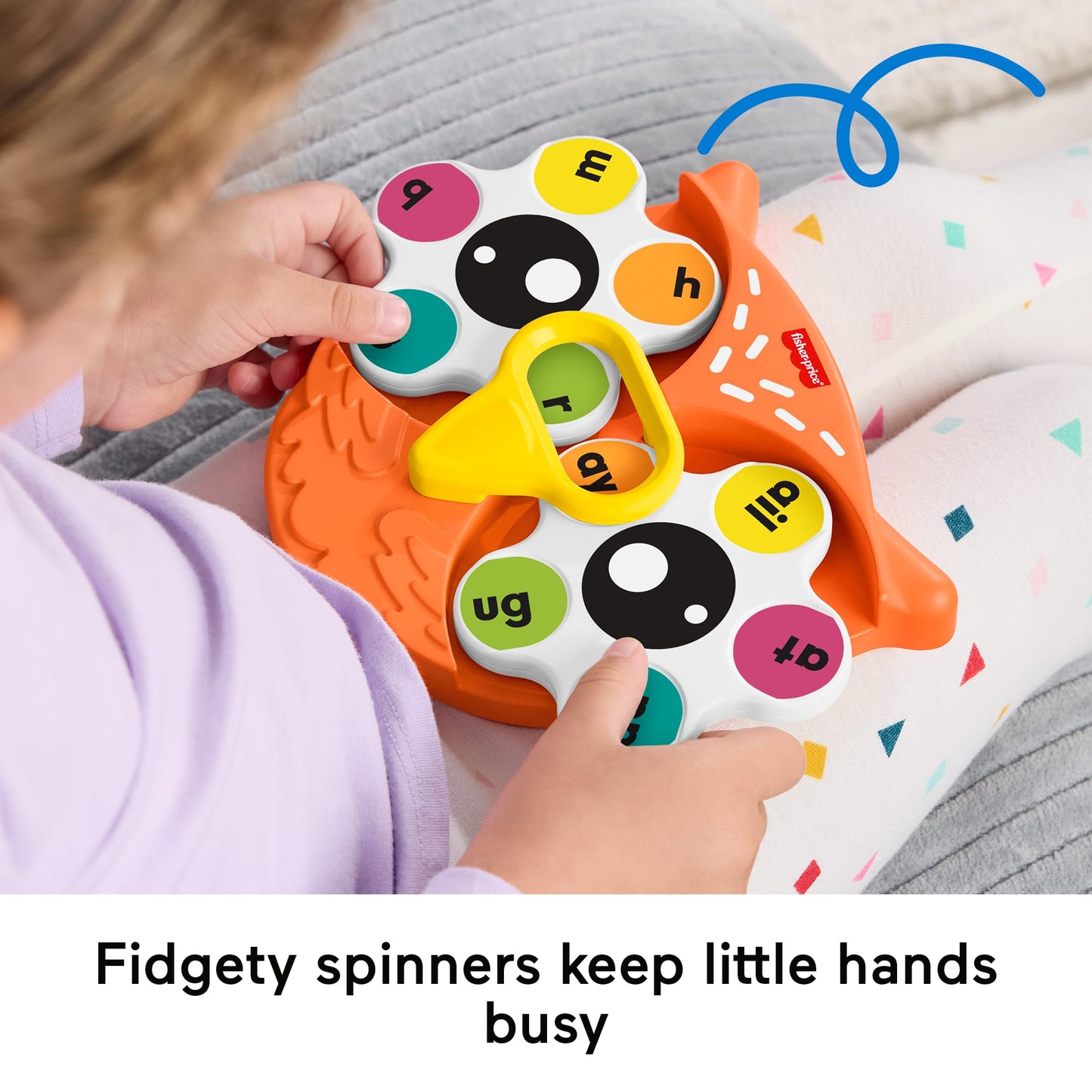 Fisher-Price Spin ‘n Rhyme Fidget Spinner Learning Activity Toy For Preschool Kids