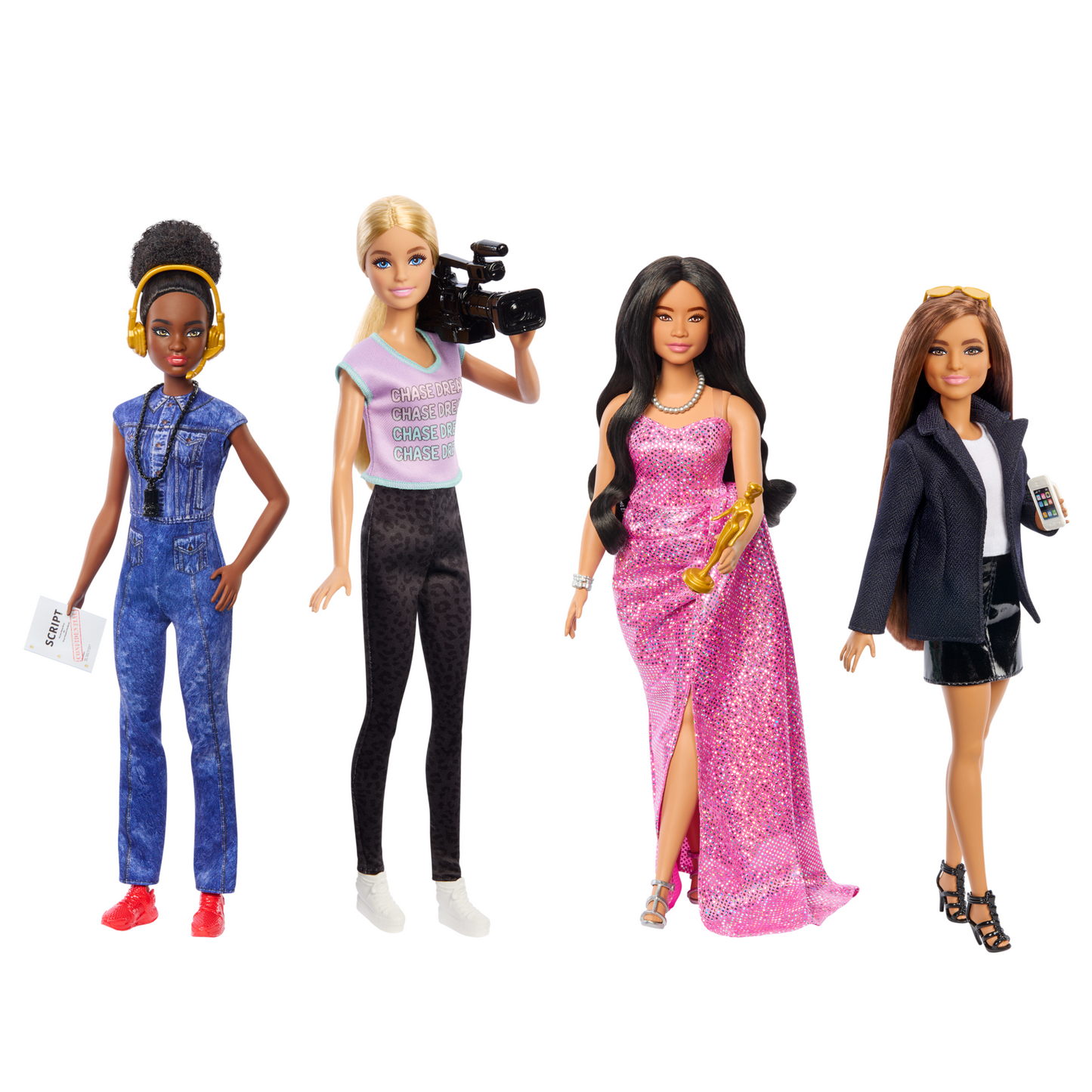 Barbie-Métiers de L’Année-Coffret de 4Poupées Barbie