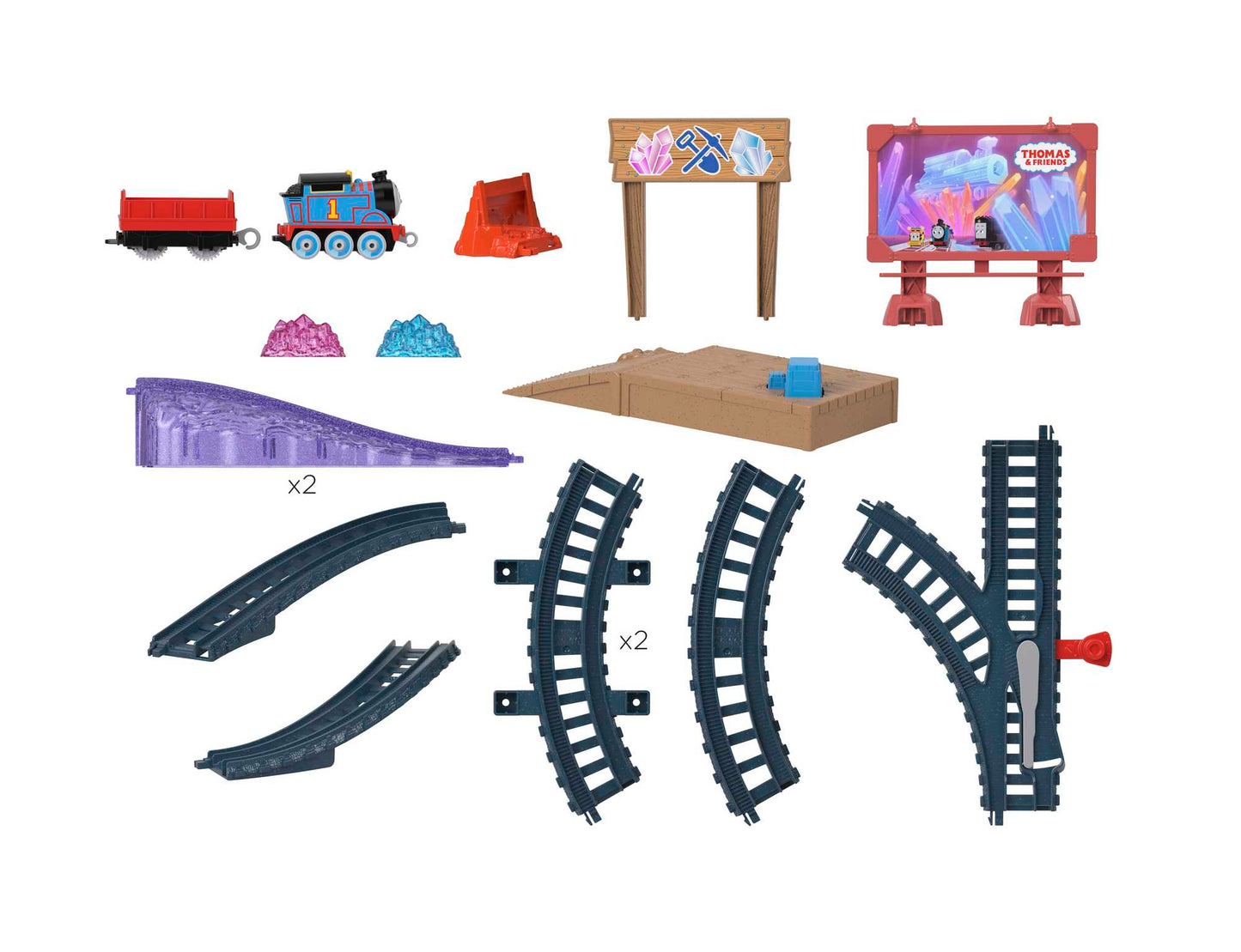 Fisher-Price Thomas et ses Amis Thomas et Les Mines de Cristaux