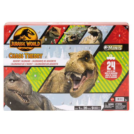 Jurassic World: Chaos Theory Advent Calendar With 24 Days Of Dinosaur-Related Toy Surprises