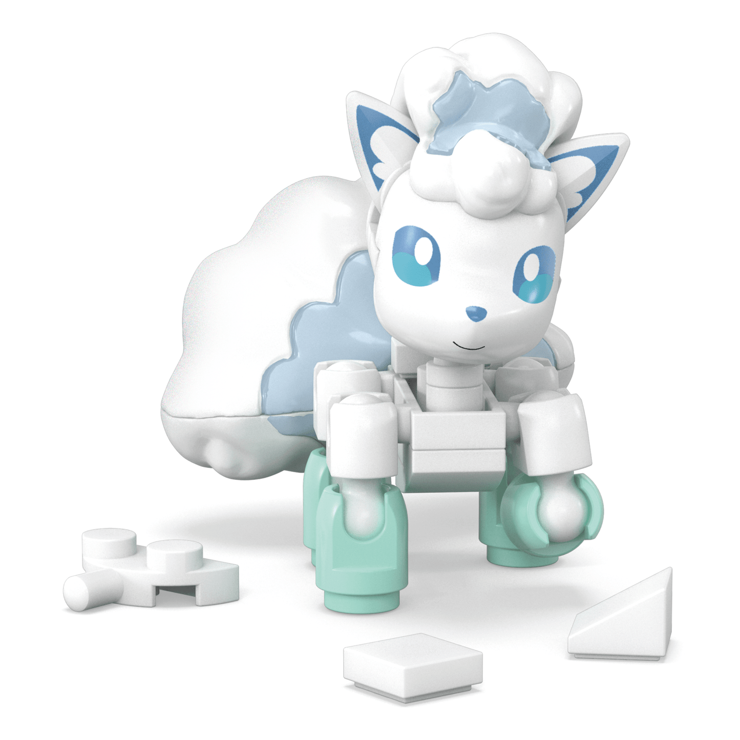 Mega  Pokémon  Figurine Articulée  Goupix D’Alola, 28Pièces