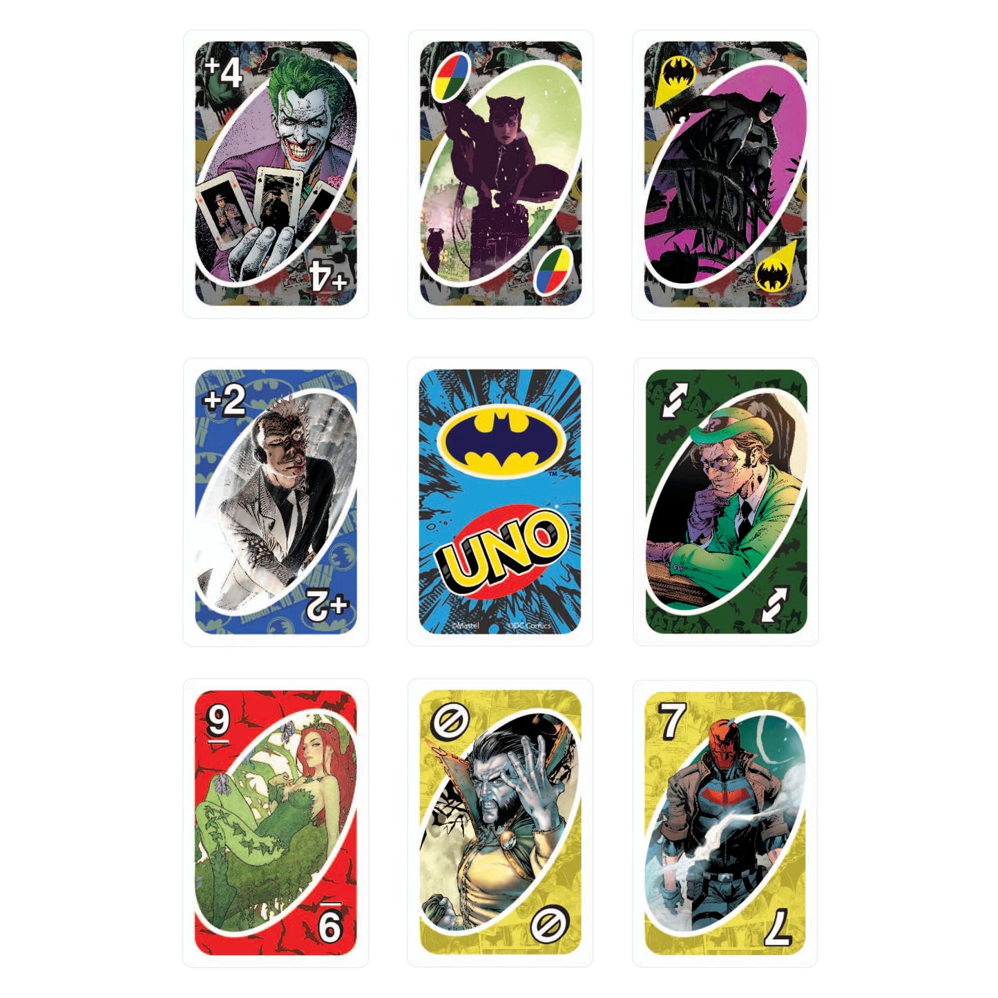 Uno Batman  Jeu de Cartes Pour Jeux Avec enfants et Famille