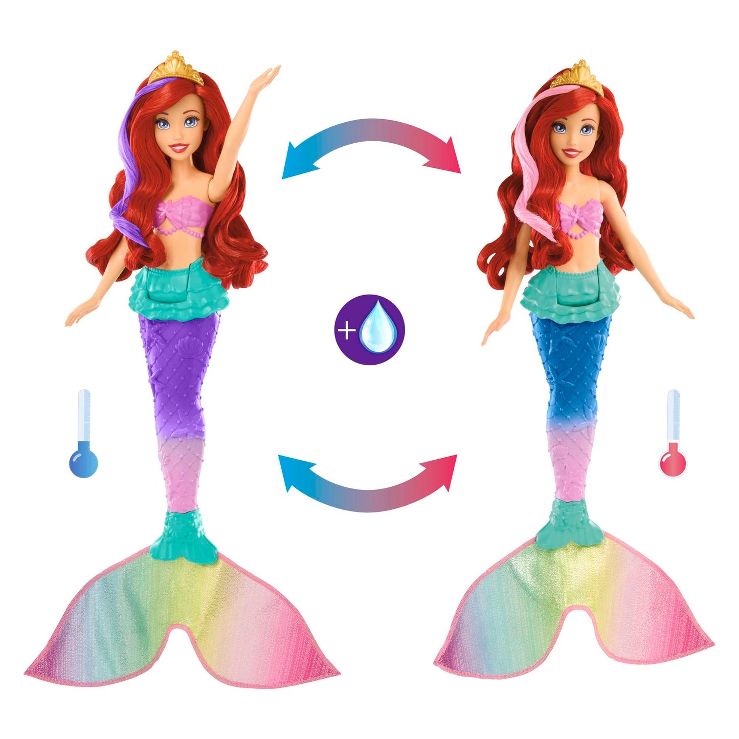 Disney-Princesses Disney-Ariel Sirène Nageuse