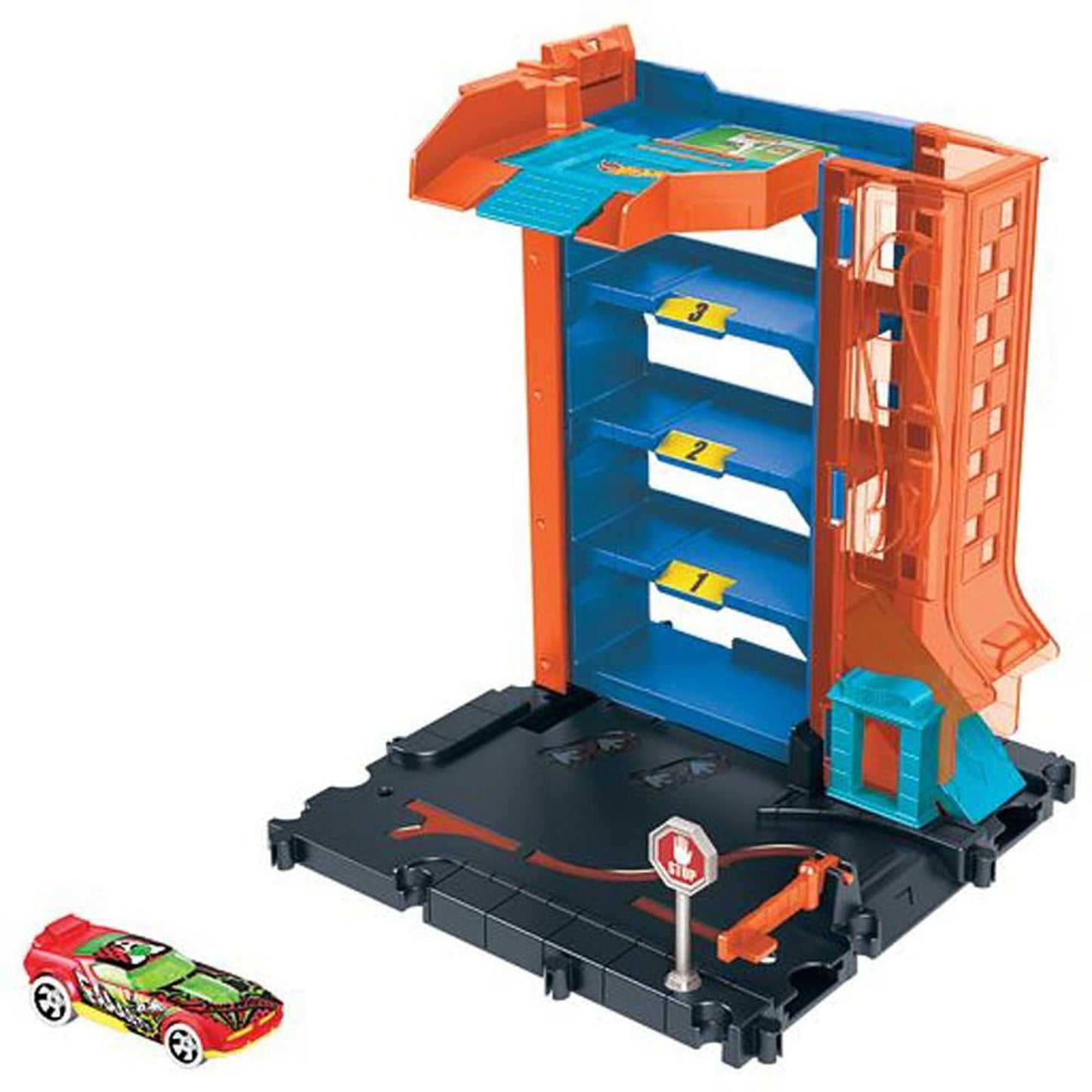 Hot Wheels City Pista de Juguete Garage Doble Altura