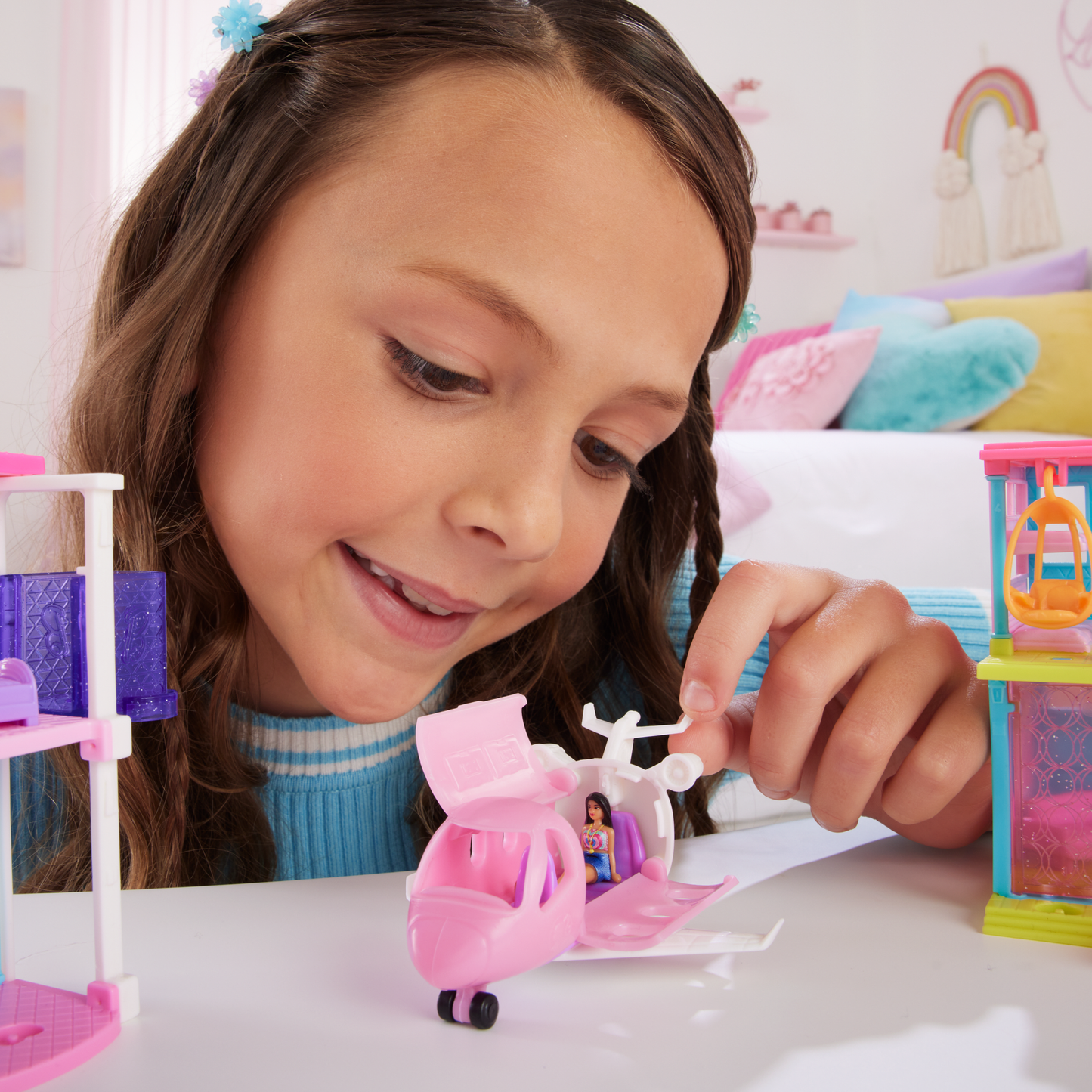 Barbie Mini BarbieLand Vehículo para Muñecas Avión de los Sueños