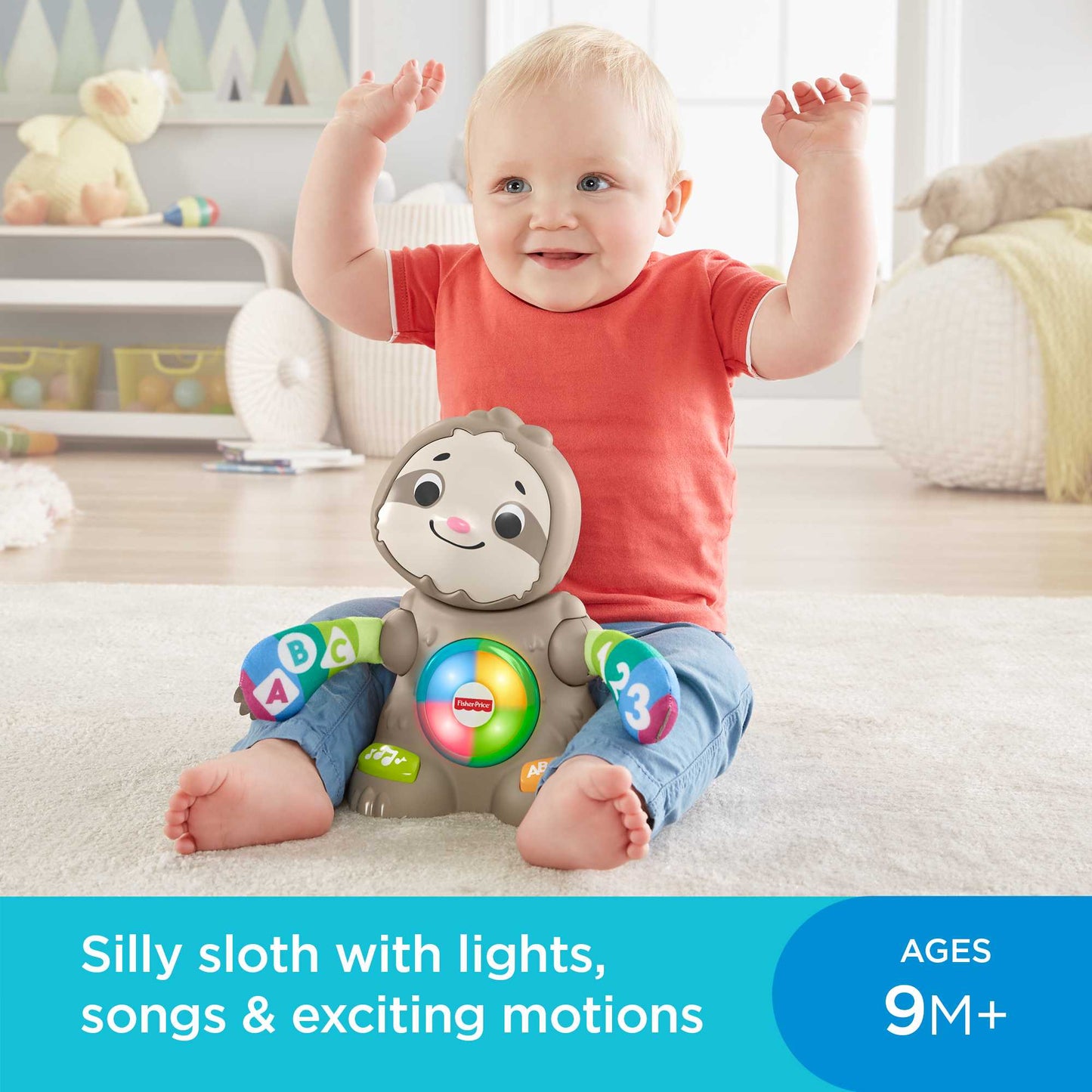 Fisher-Price Linkimals Smooth Moves Sloth - French Version
