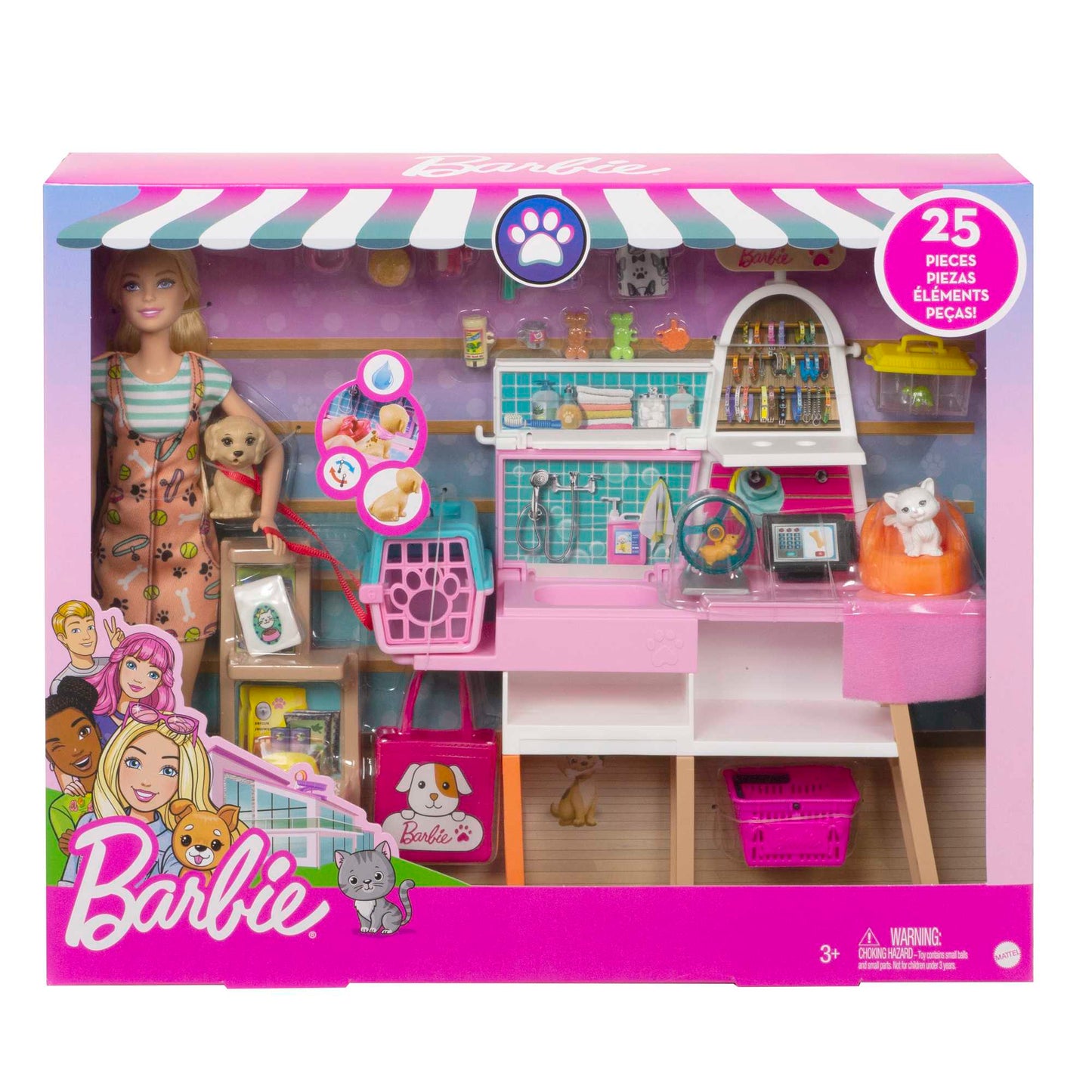 Barbie Conjunto de Brinquedo Loja de Animais
