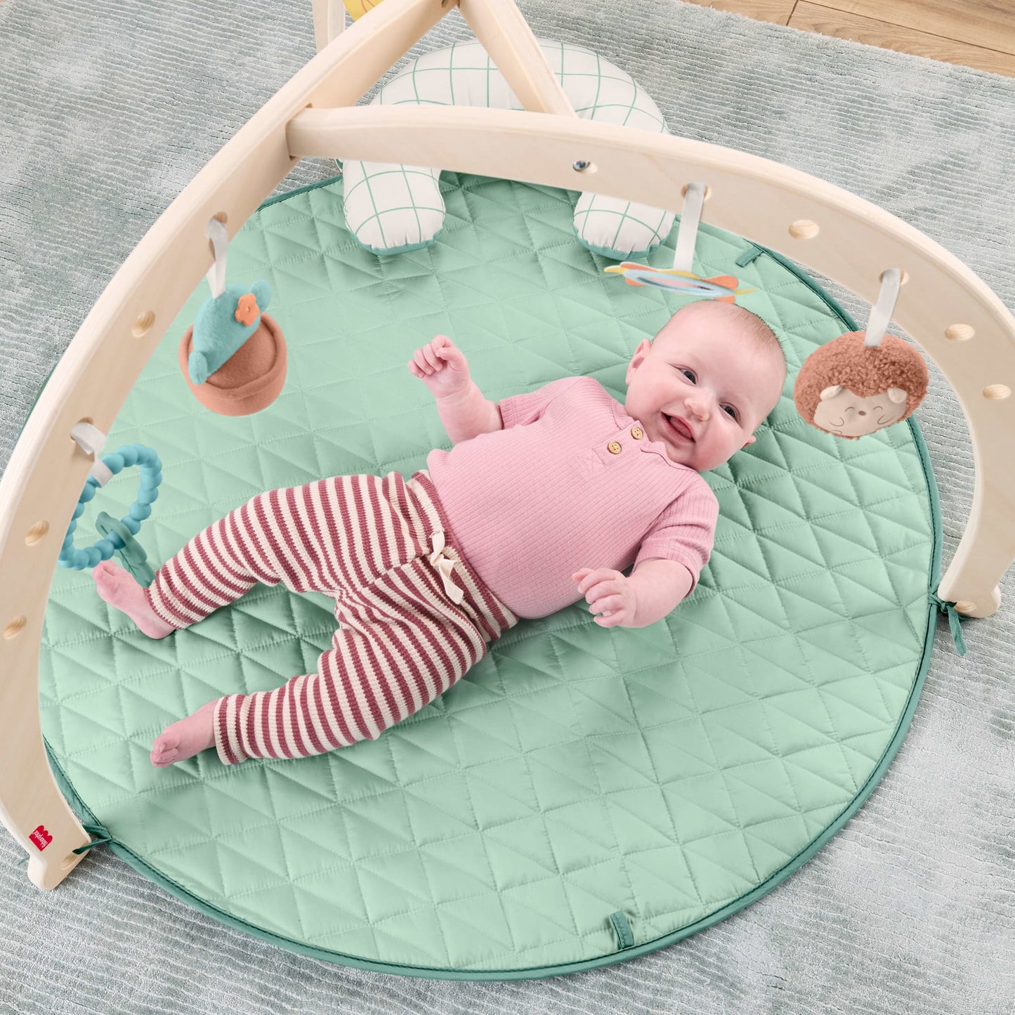 Fisher-Price  Tapis D’Activités de Luxe en Bois, Jouets de Développ.