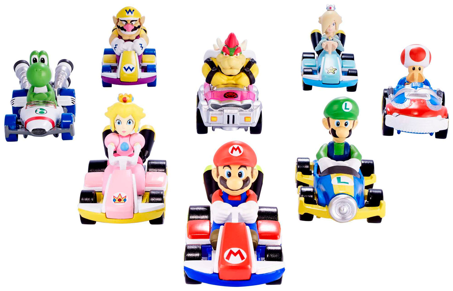Hot Wheels Mario Kart Veículo de Brinquedo Kart Padrão Mario