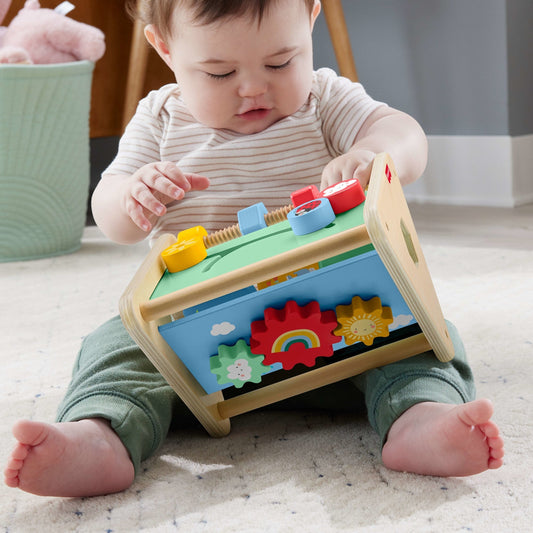 Fisher-Price Brinquedo para Bebês Triângulo de Atividades de Madeira