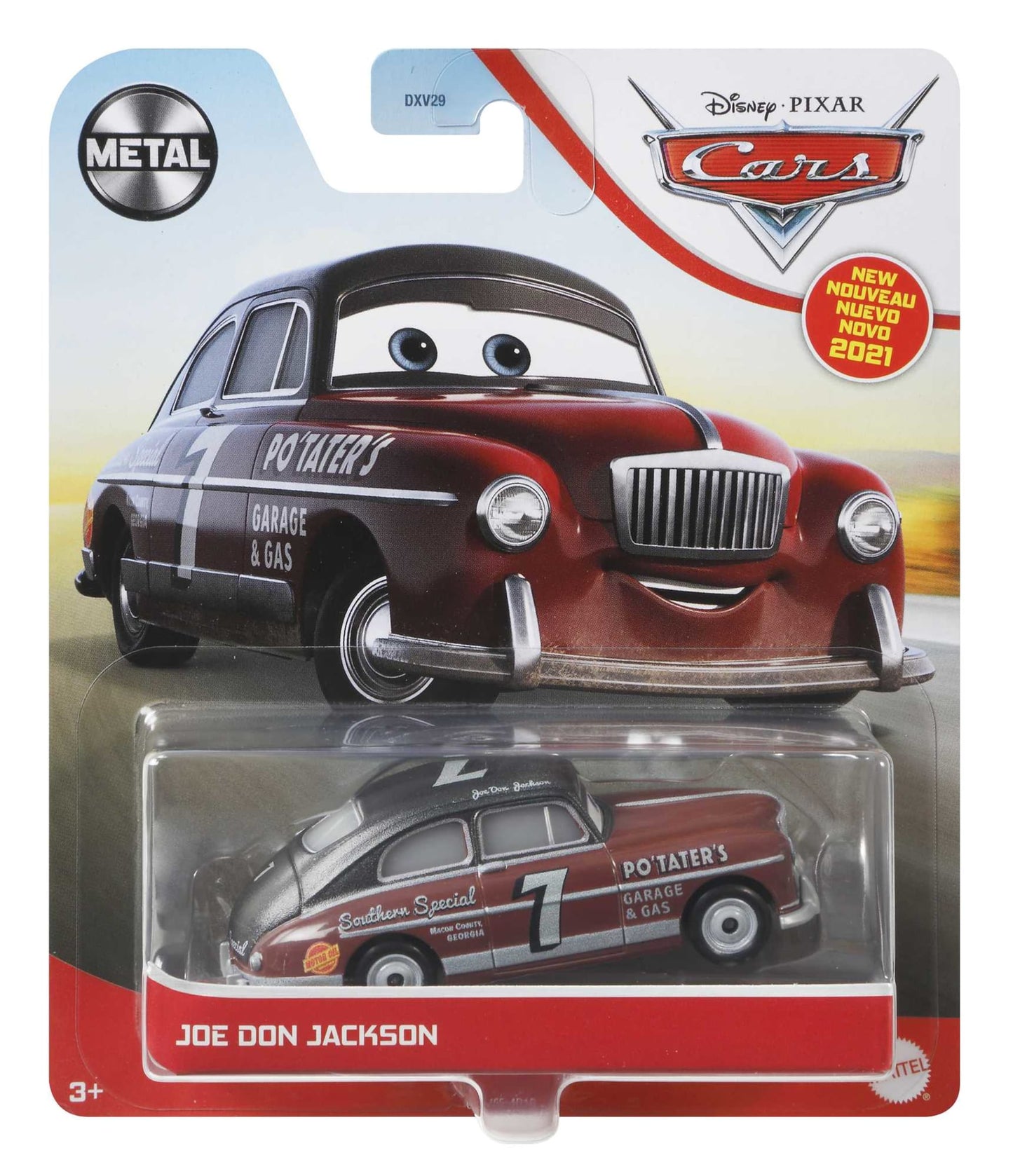 Carros da Disney e Pixar Diecast Veículo de Brinquedo Jo Don
