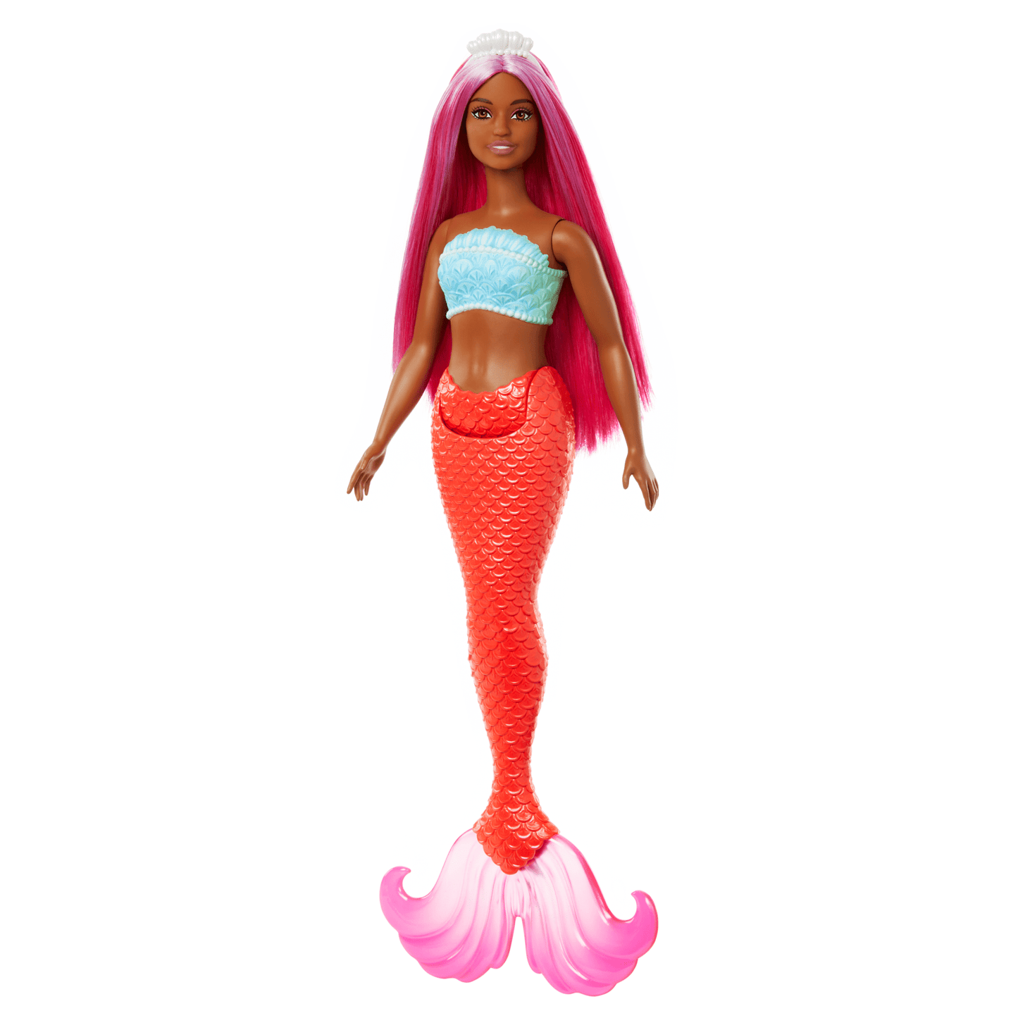 Barbie-Poupées Sirènes Avec Cheveux et Nageoire Colorés et Serre-Tête