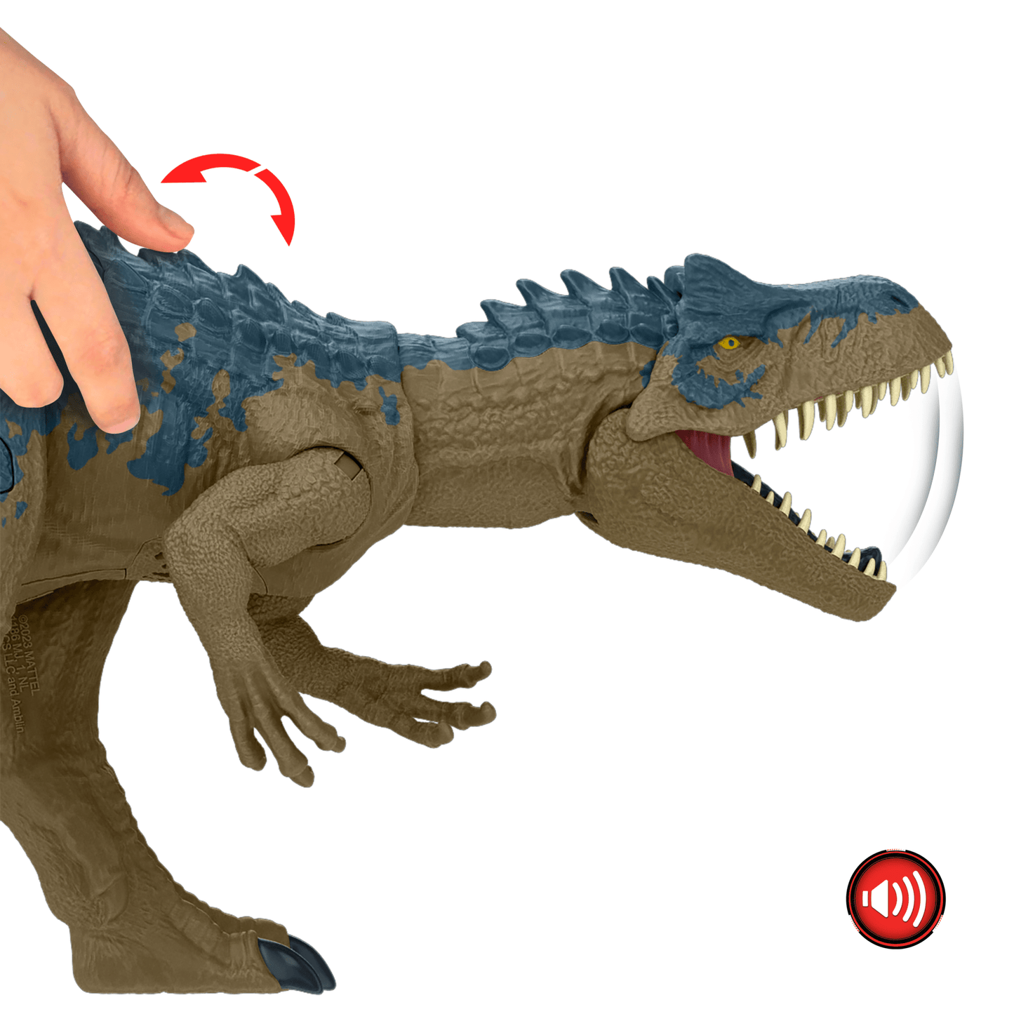 Jurassic World-Carnage Sans Pitié-Allosaurus Avec Attaque et Sons