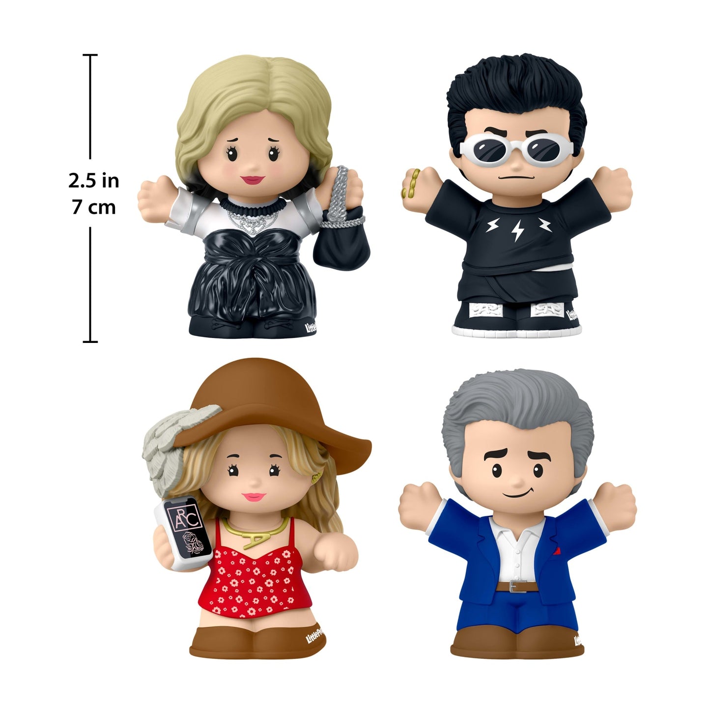 Little People Collector Schitt's Creek Special Edition Set in A Display Gift Box, 4 Figures