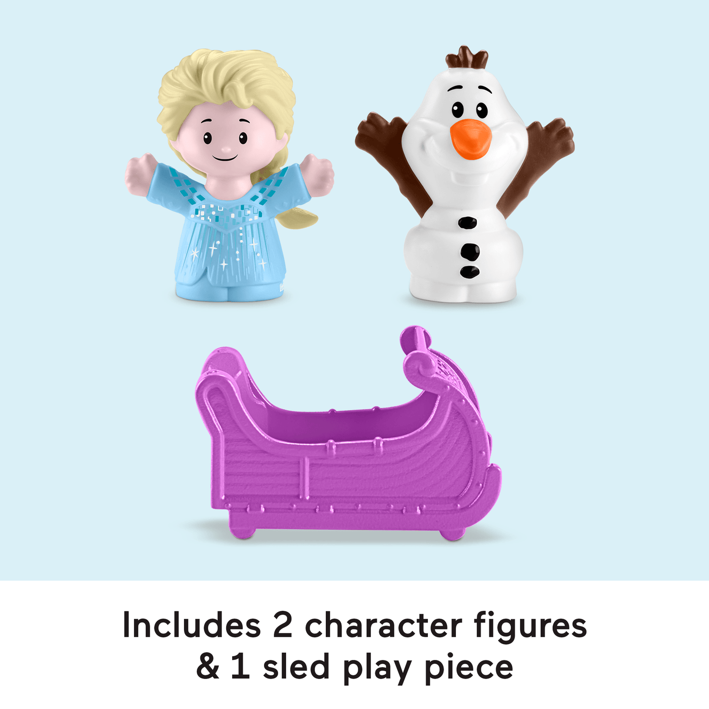 Disney Frozen Arendelle Sledding Adventures Little People Toddler Playset With 2 Figures