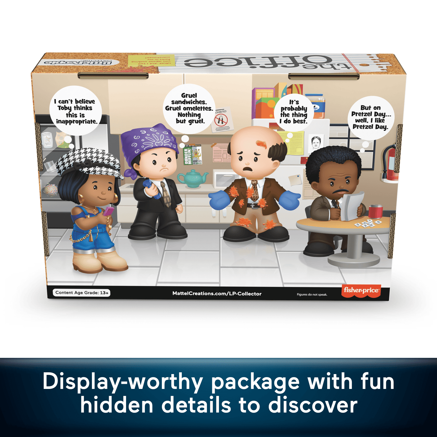 Little People Collector The Office TV Show Best Moments Special Edition Set, 4 Figures